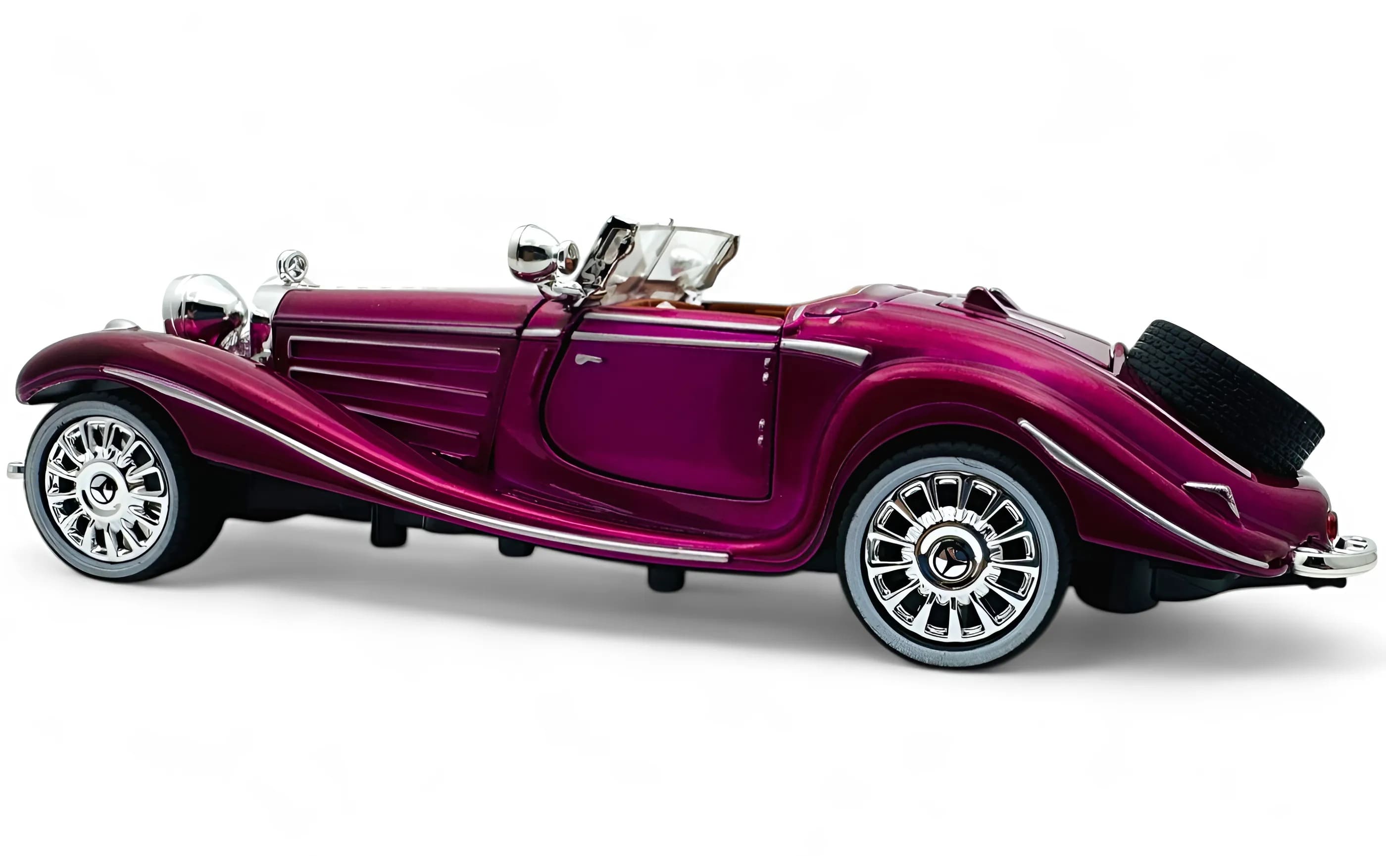 1936 Mercedes Benz 500K 1:24 Roadster diecast scale model car collectible