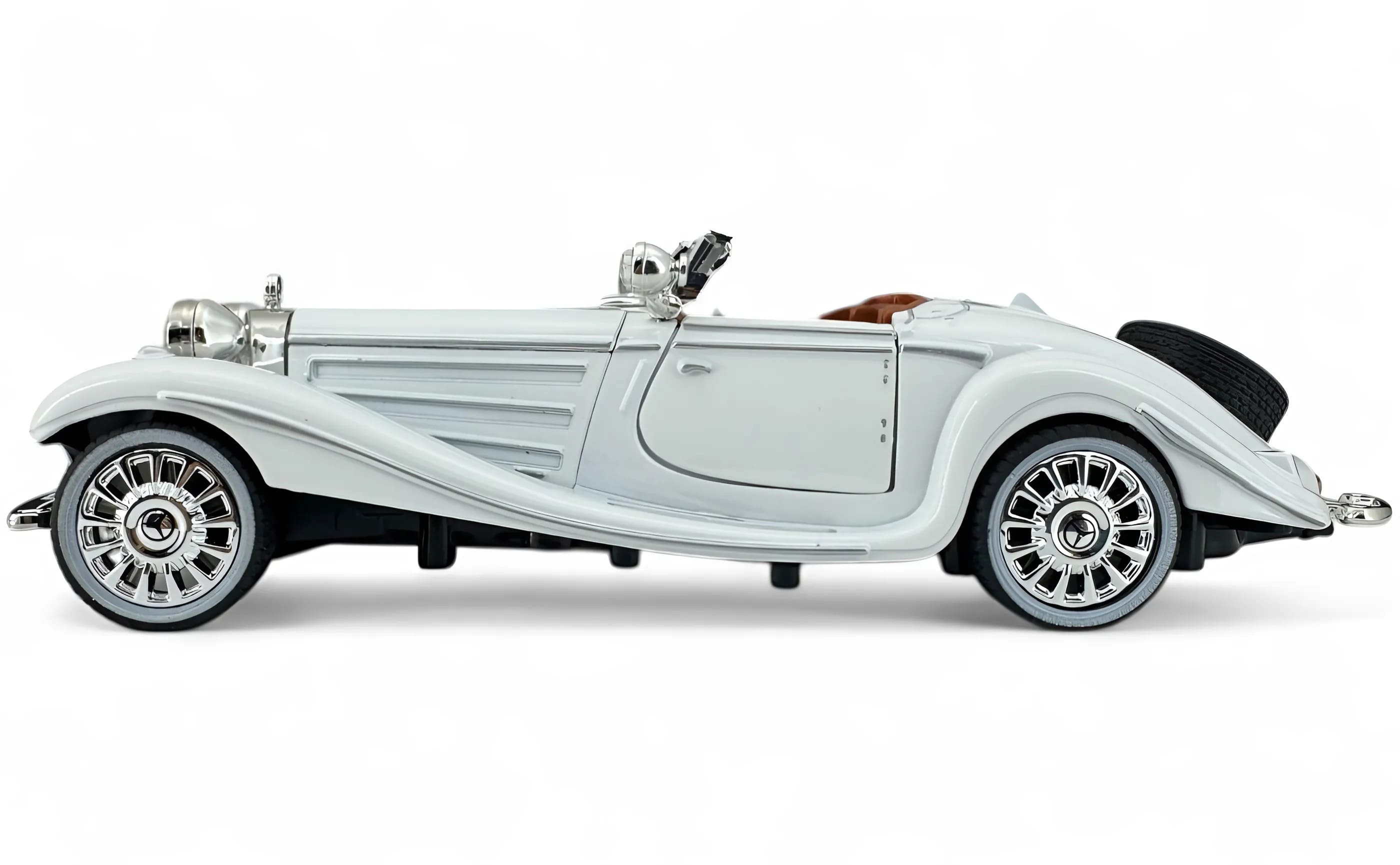 1936 Mercedes Benz 500K 1:24 Roadster diecast scale model car collectible
