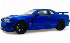 Nissan Skyline GT-R R34 Fast & Furious 1:24 diecast scale model car