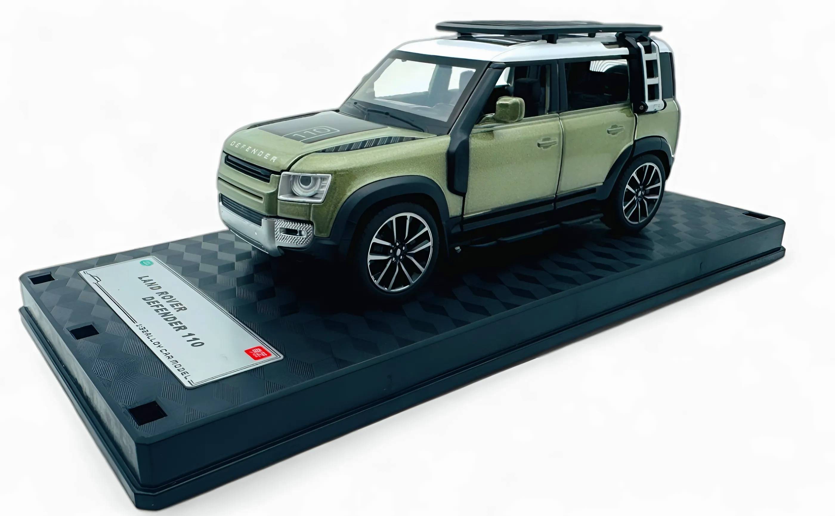 Land Rover Defender 110 1:24 licensed diecast Scale Model car