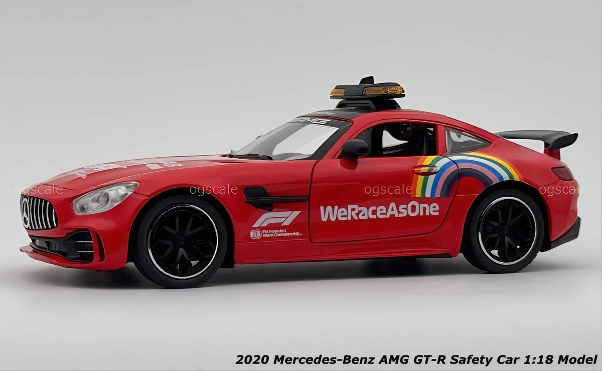 Mercedes-Benz AMG GT-R Safety Car formula 1 diecast scale model - Large size