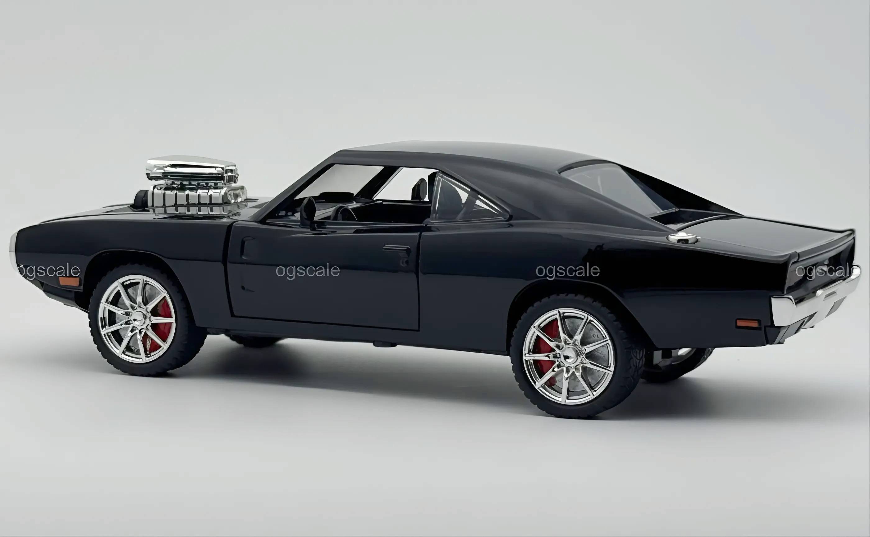 1970 Dodge Charger Fast & Furious 1:18 diecast Scale Model Car - Large size