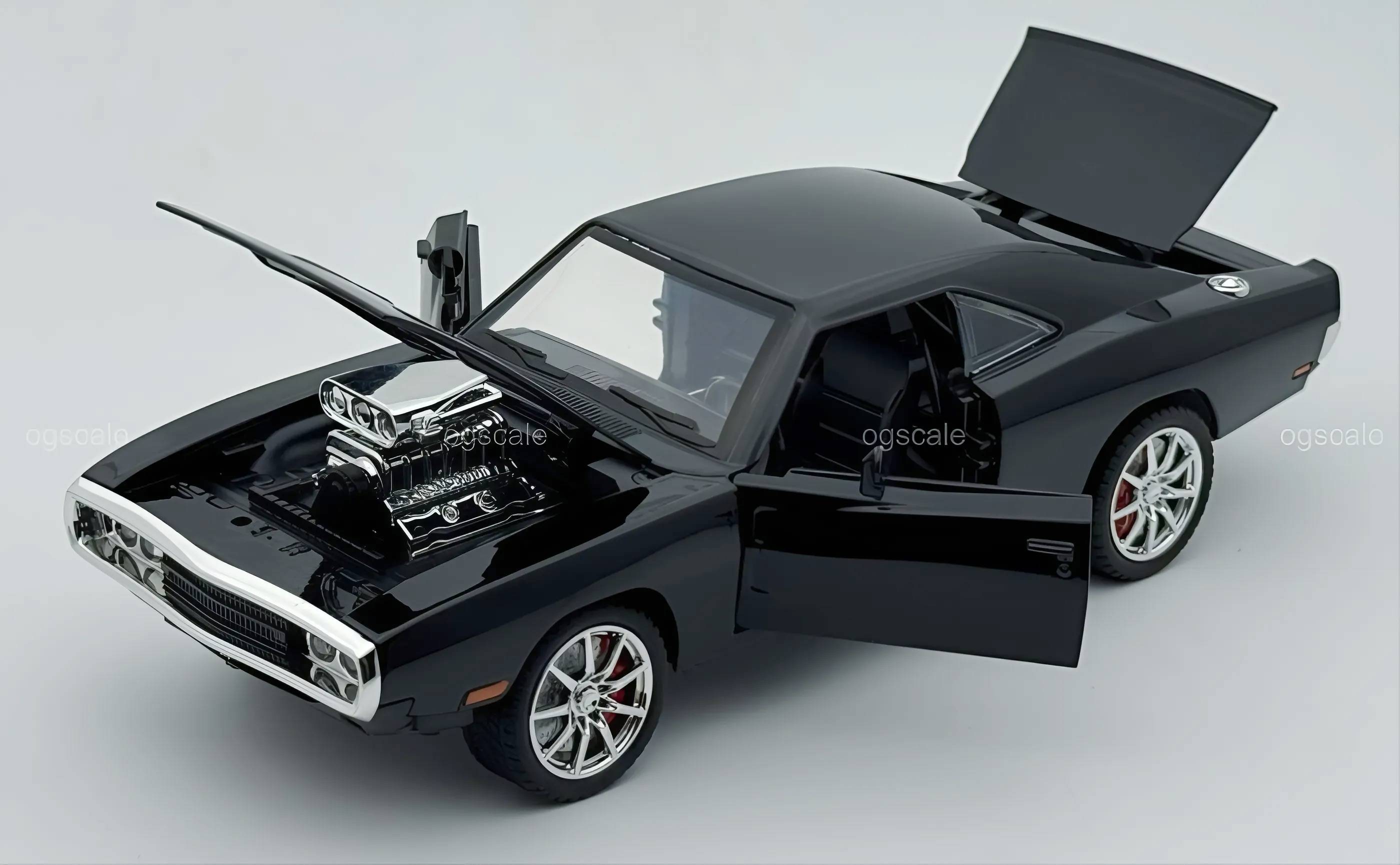 1970 Dodge Charger Fast & Furious 1:18 diecast Scale Model Car - Large size