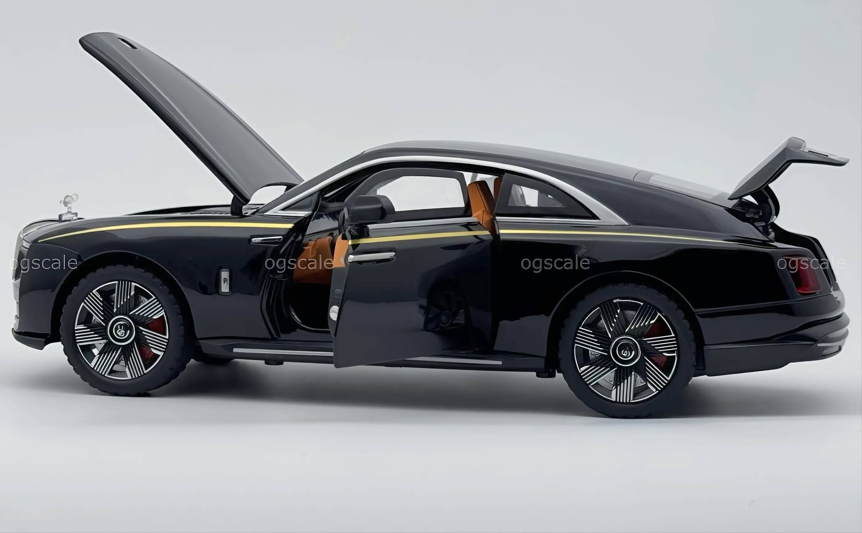 Rolls Royce Spectre diecast scale model car collectible - Large size