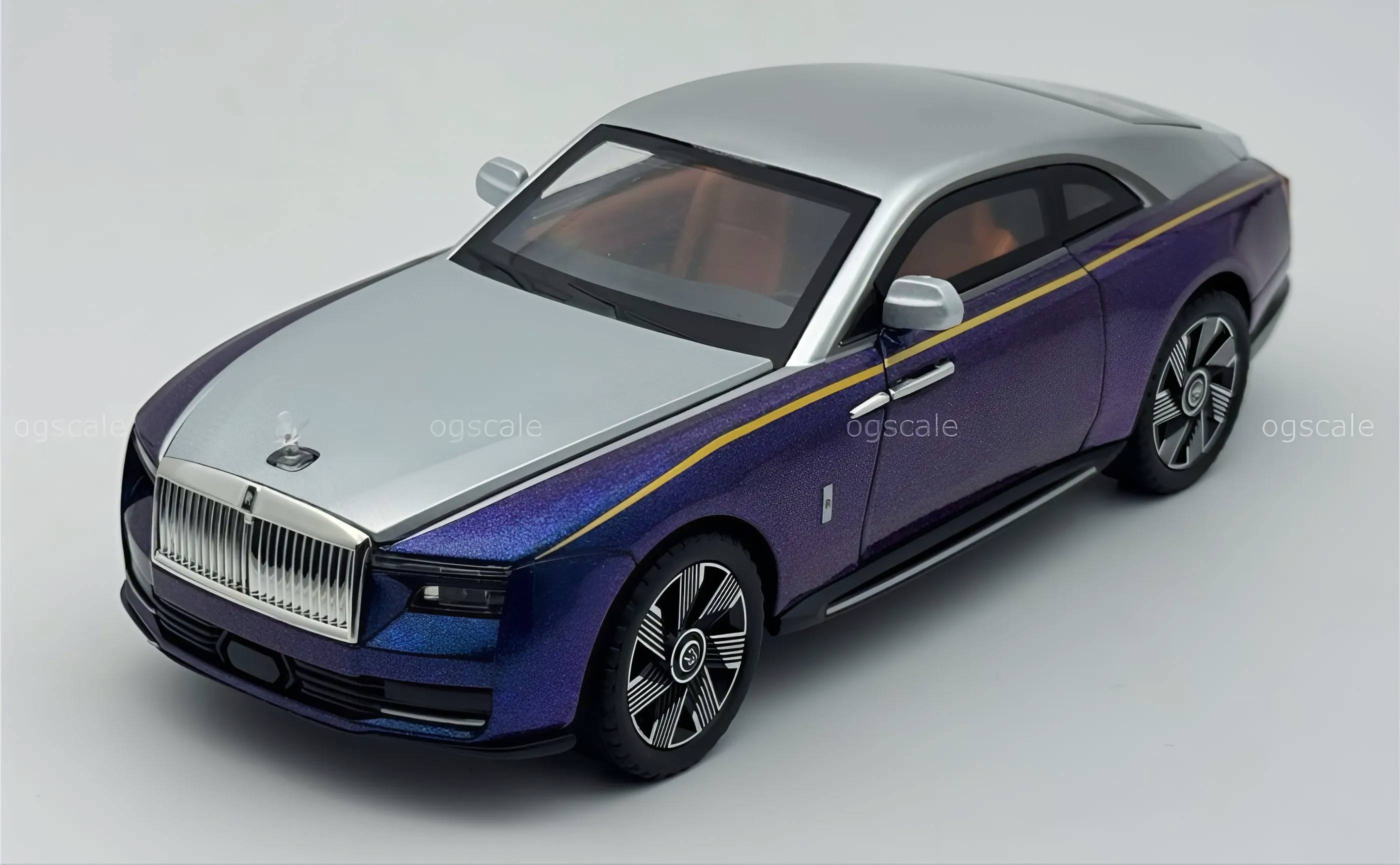 Rolls Royce Spectre diecast scale model car collectible - Large size