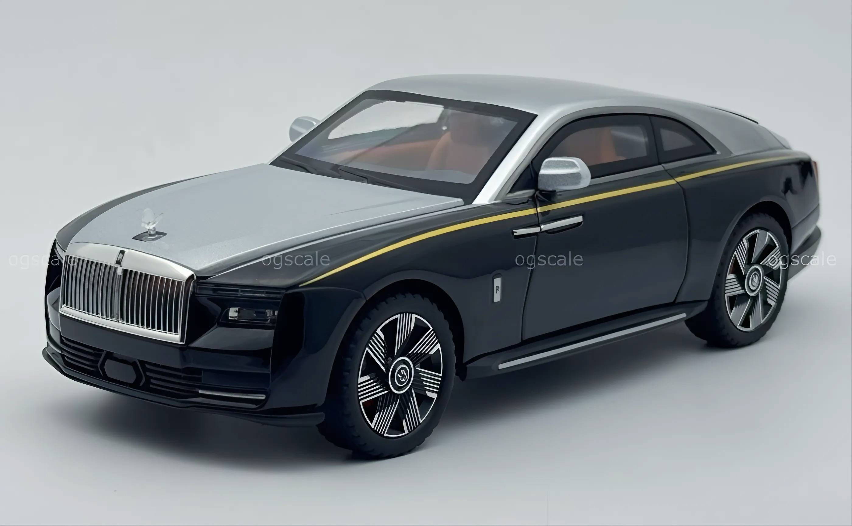 Rolls Royce Spectre diecast scale model car collectible - Large size