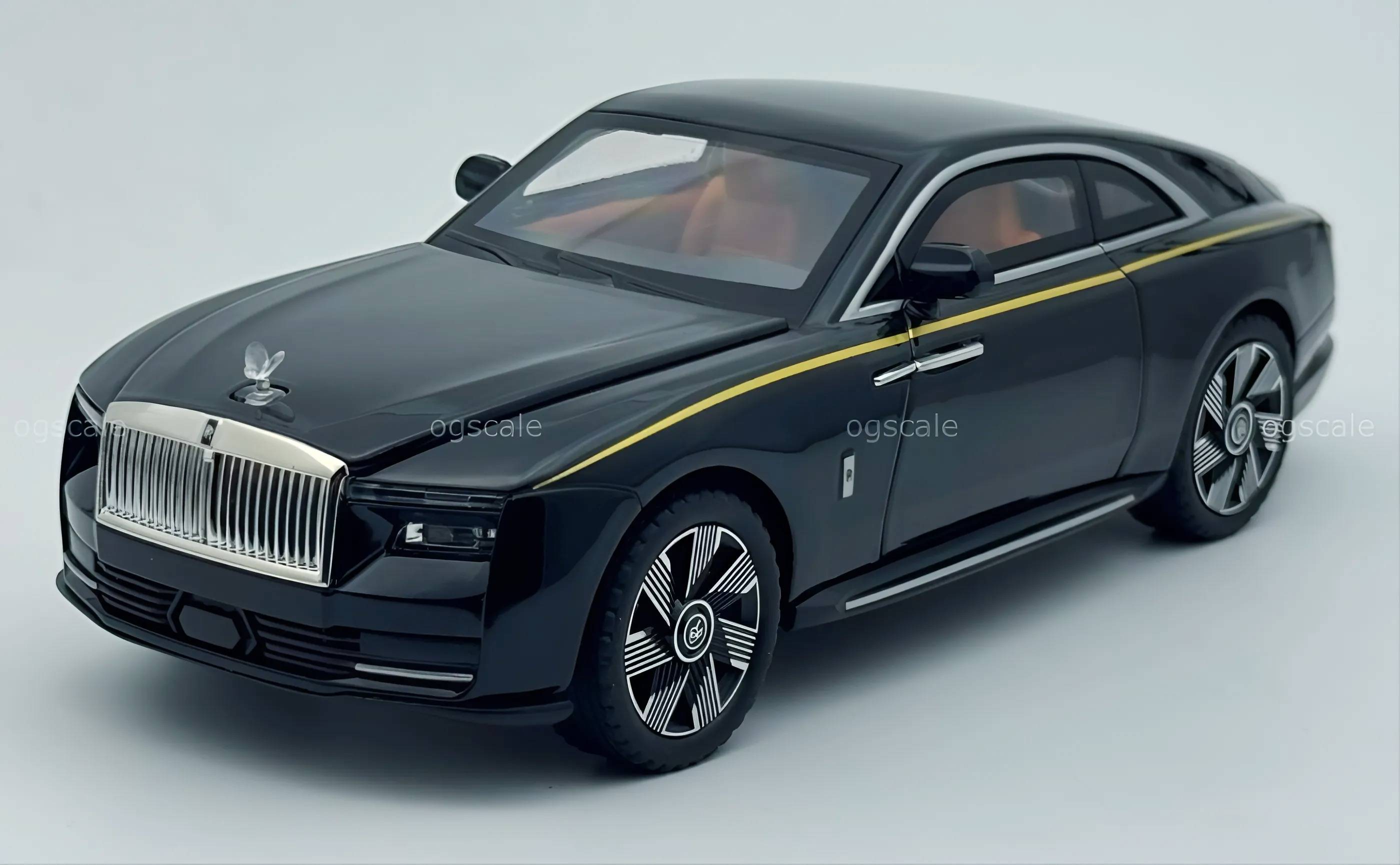 Rolls Royce Spectre diecast scale model car collectible - Large size