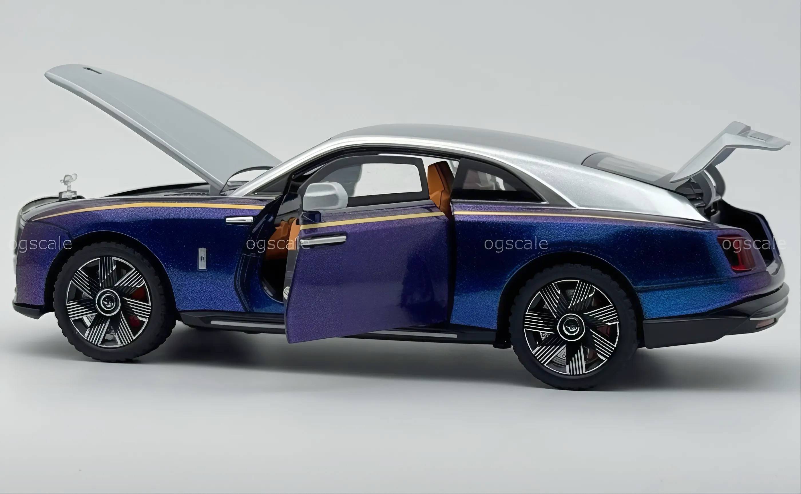 Rolls Royce Spectre diecast scale model car collectible - Large size