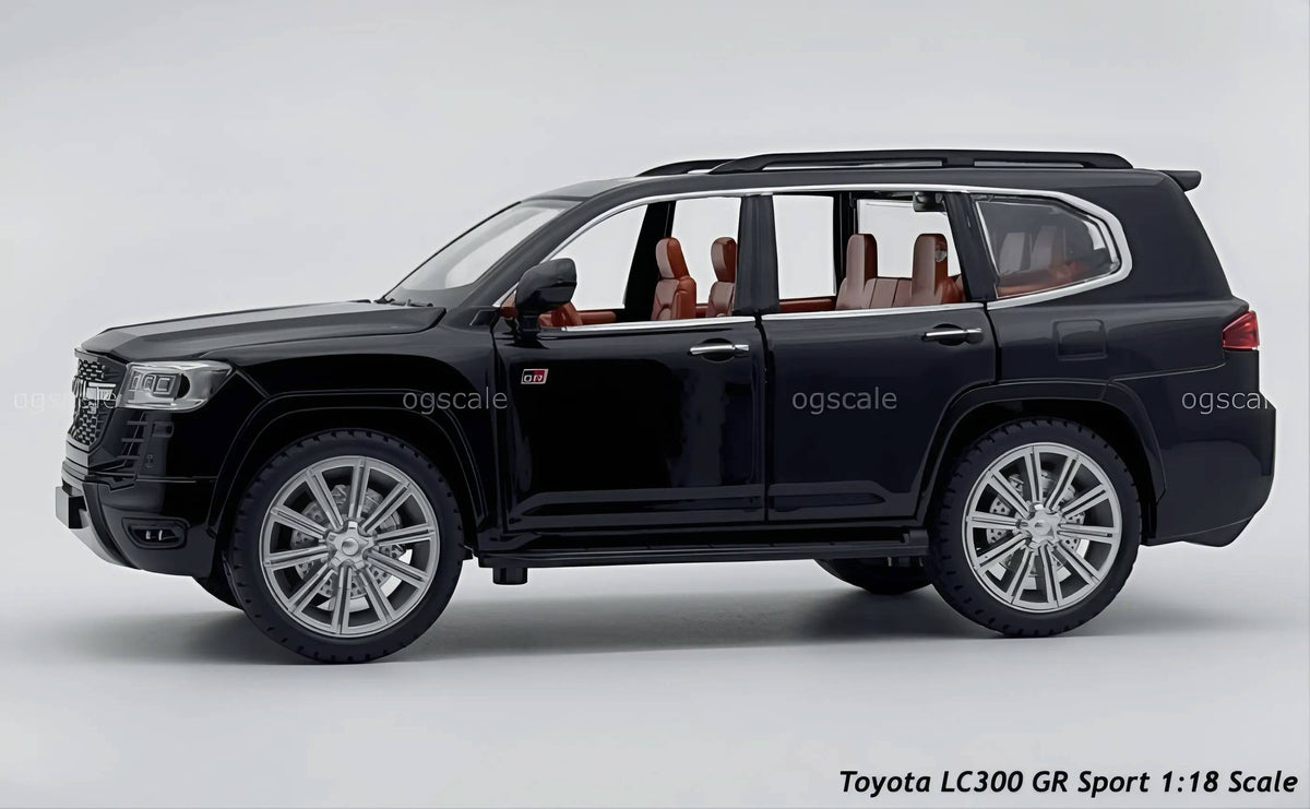 Toyota LC300 GR Sport diecast scale model miniature car - Large size