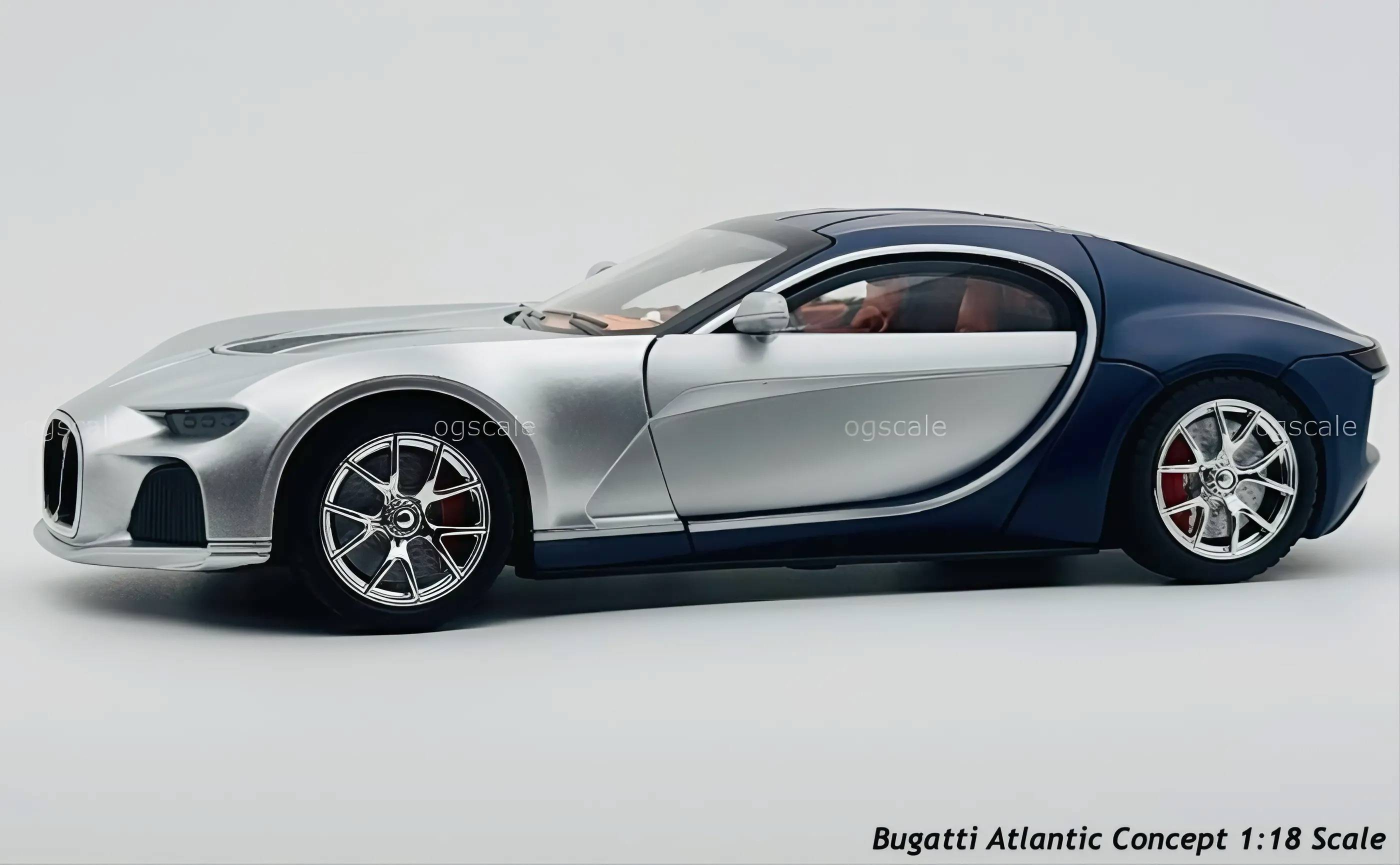 Bugatti Atlantic diecast Scale Model collectible - Large size
