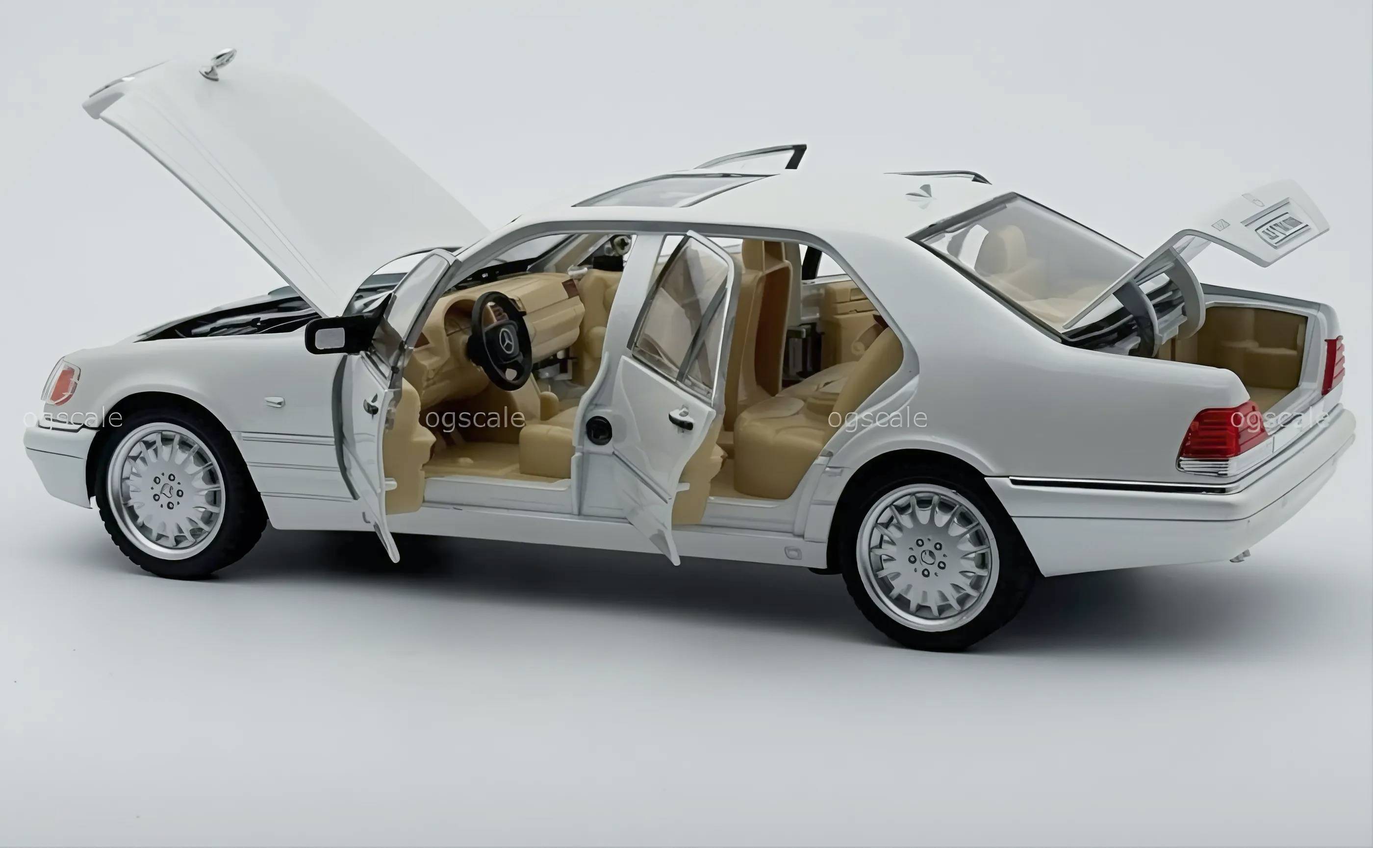 1997 Mercedes-Benz S-Class W140 diecast scale model car - Large size