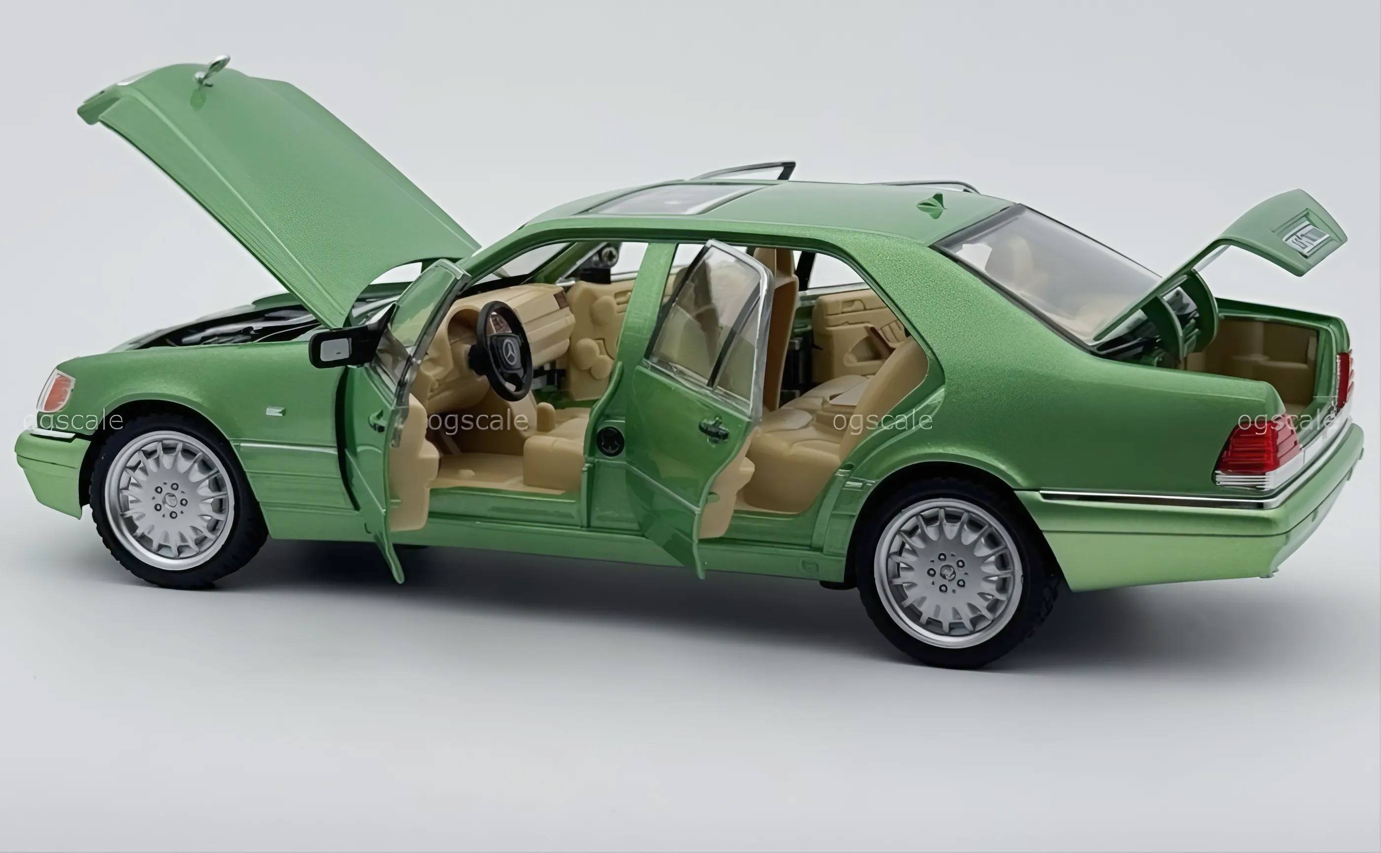 1997 Mercedes-Benz S-Class W140 diecast scale model car - Large size