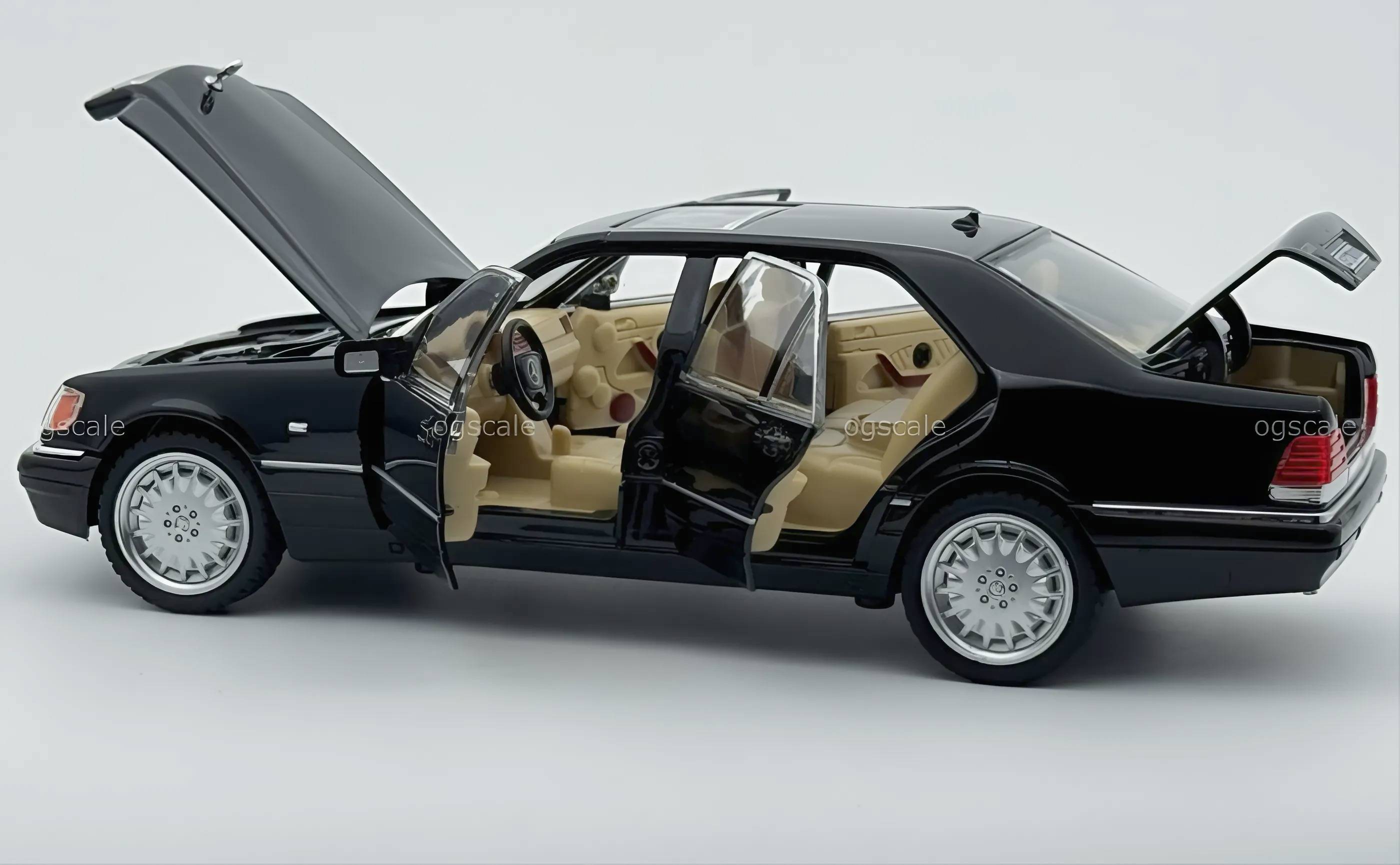 1997 Mercedes-Benz S-Class W140 diecast scale model car - Large size