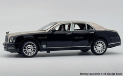 Bentley Mulsanne diecast Scale Model Car - Large size