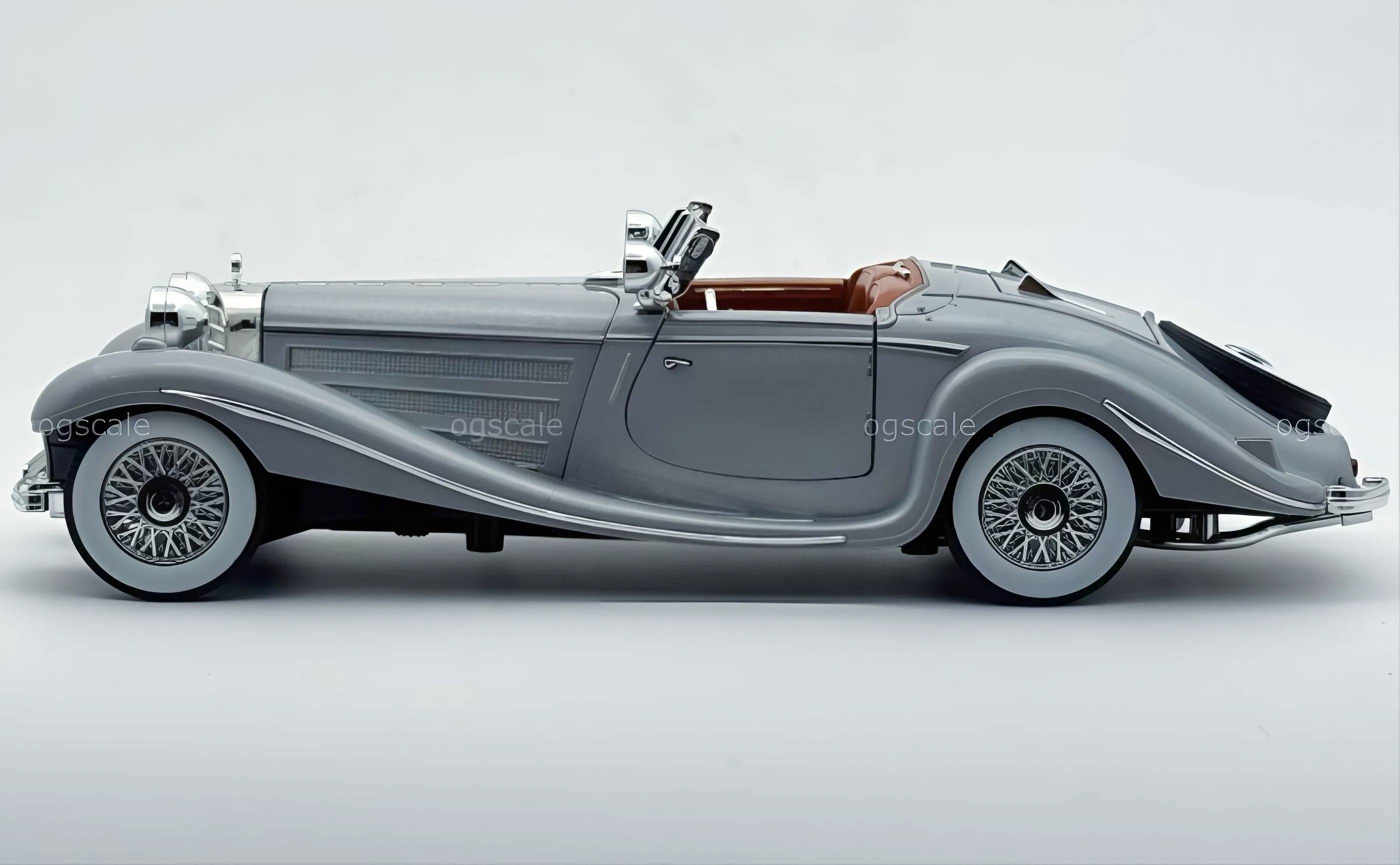 1936 Mercedes Benz 500K 1:24 Roadster diecast scale model car collectible