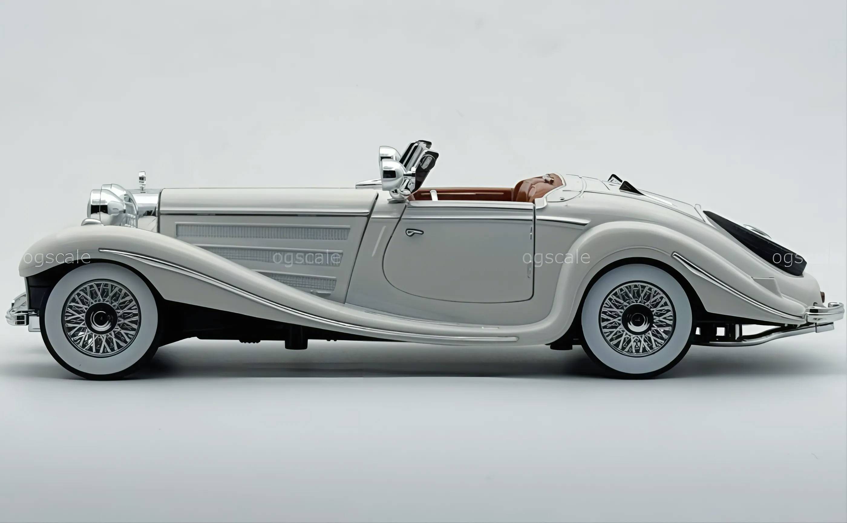 1936 Mercedes Benz 500K 1:24 Roadster diecast scale model car collectible
