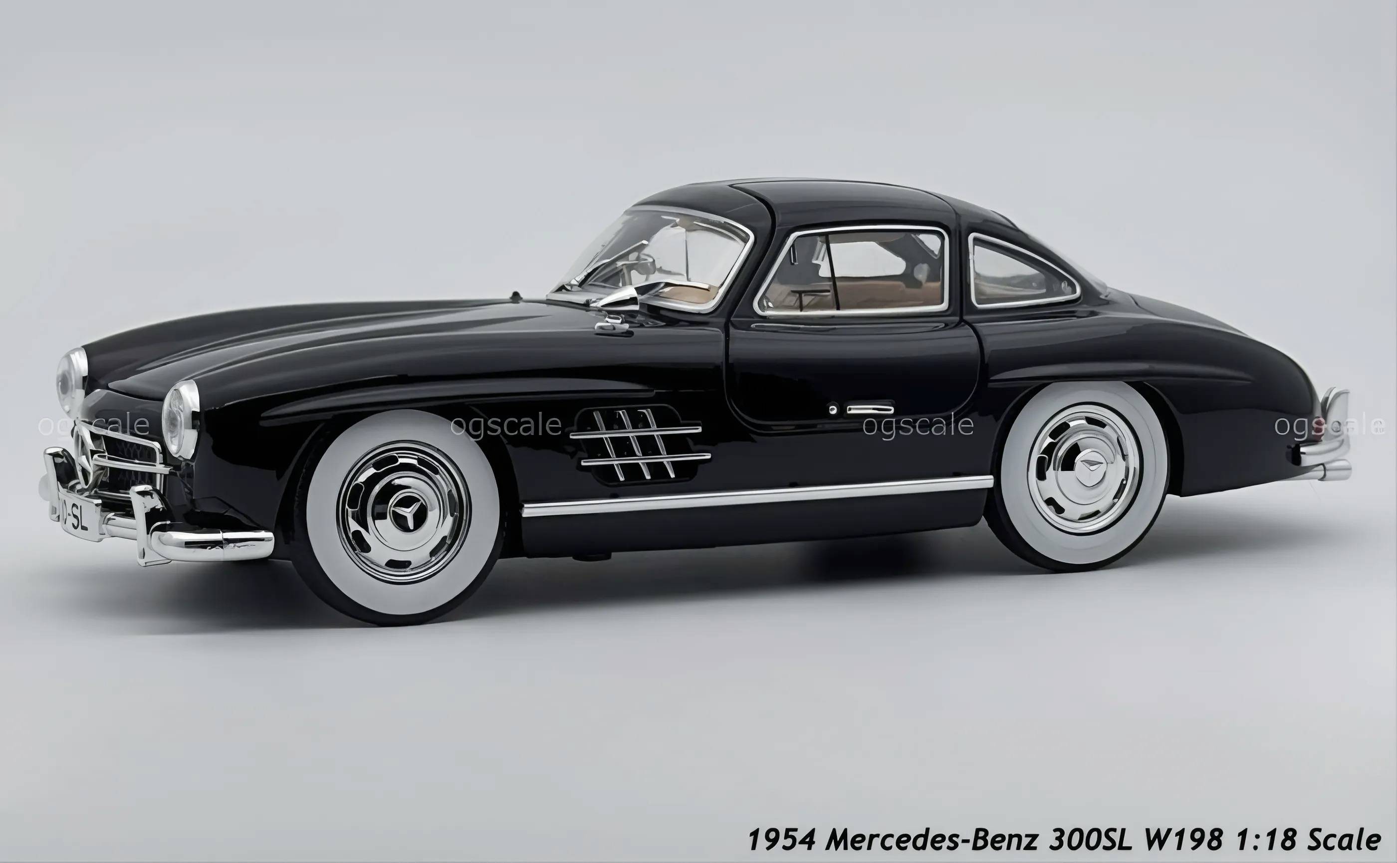 1954 Mercedes-Benz 300SL W198 diecast scale model car collectible - Large size
