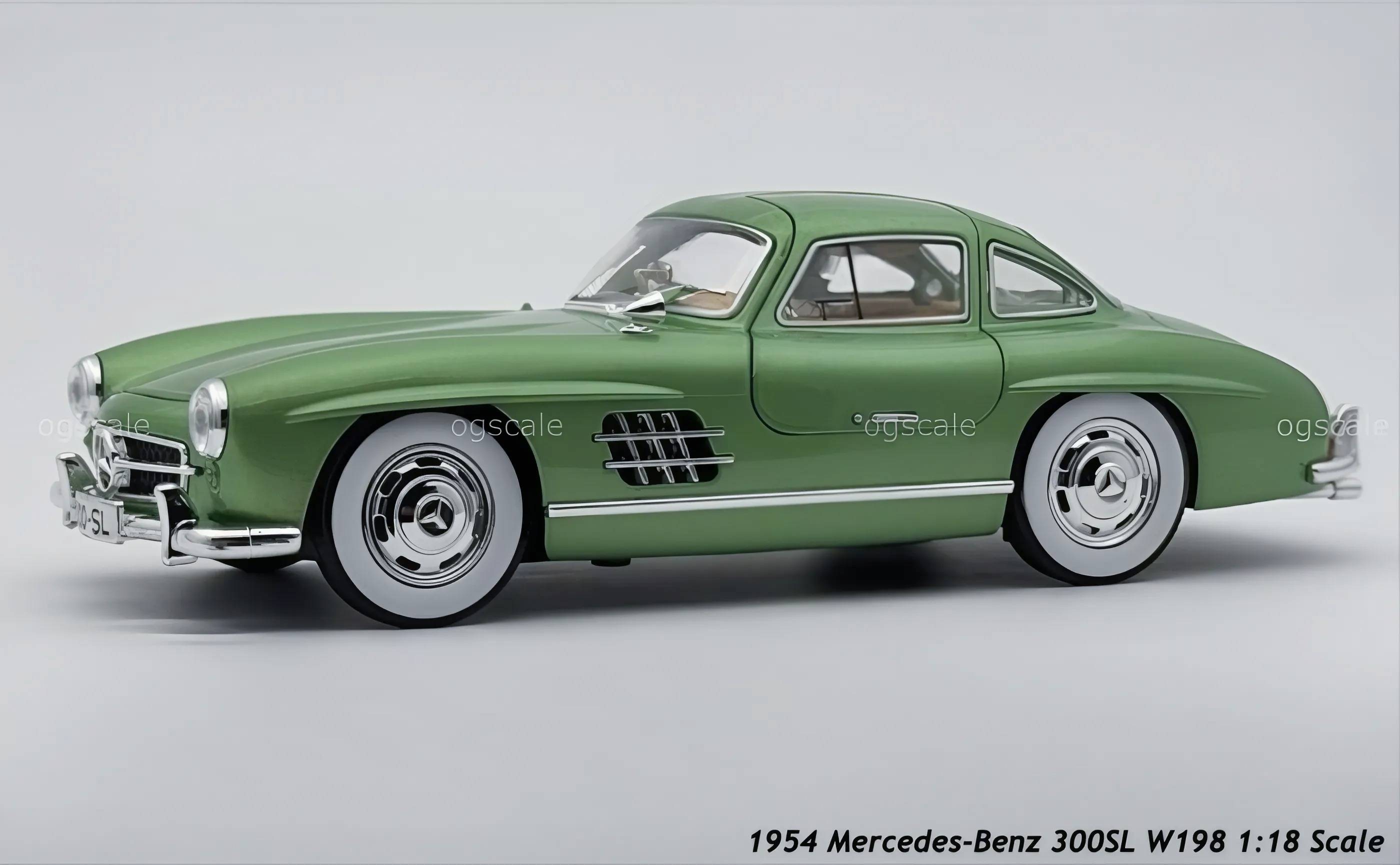 1954 Mercedes-Benz 300SL W198 diecast scale model car collectible - Large size