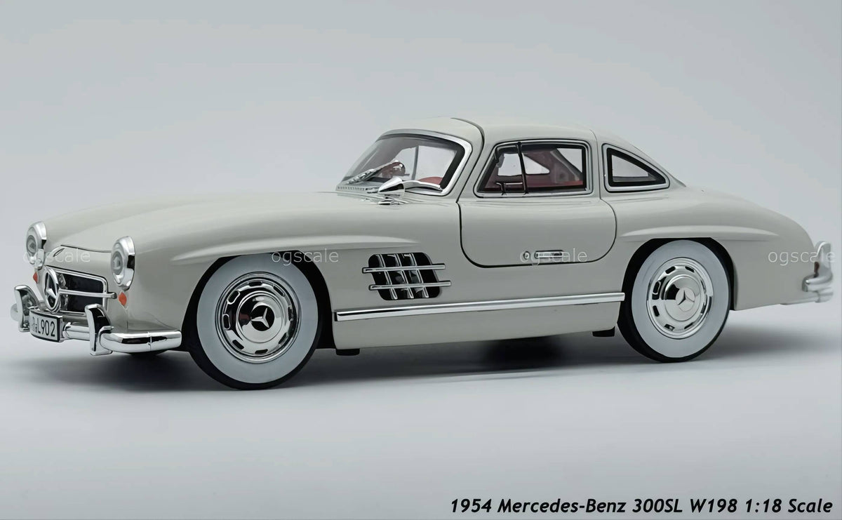 1954 Mercedes-Benz 300SL W198 diecast scale model car collectible - Large size