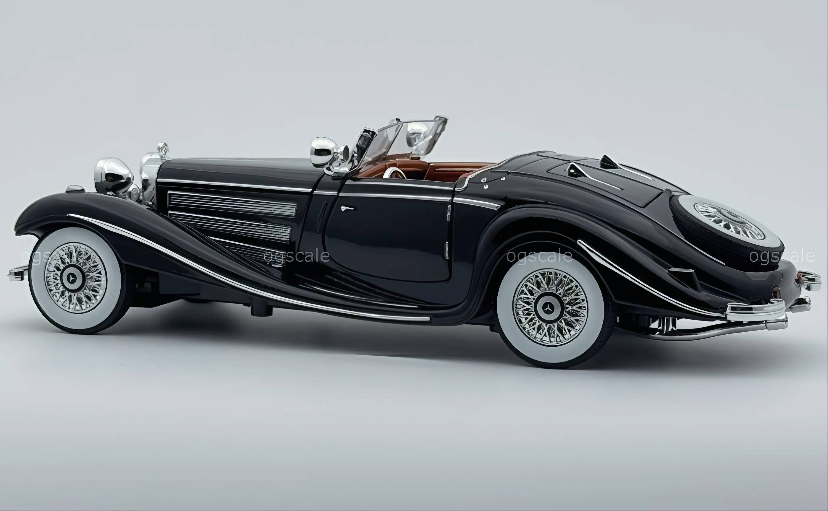 1936 Mercedes Benz 500K 1:24 Roadster diecast scale model car collectible