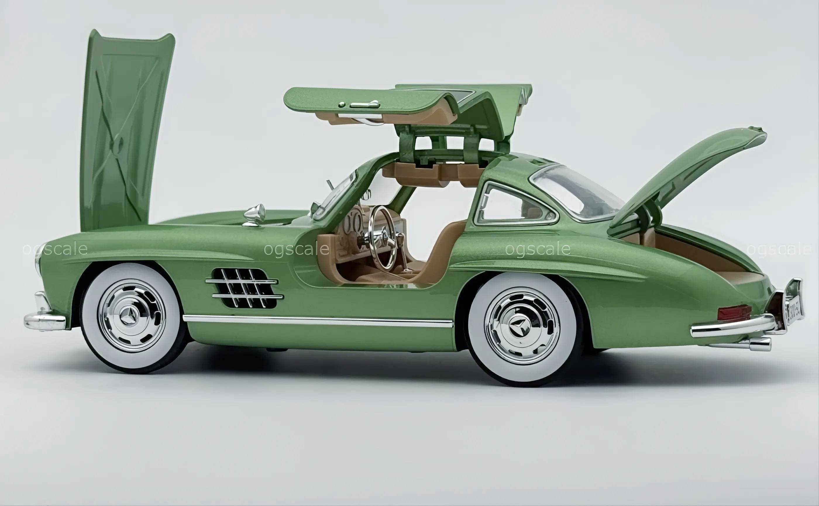 1954 Mercedes-Benz 300SL W198 diecast scale model car collectible - Large size