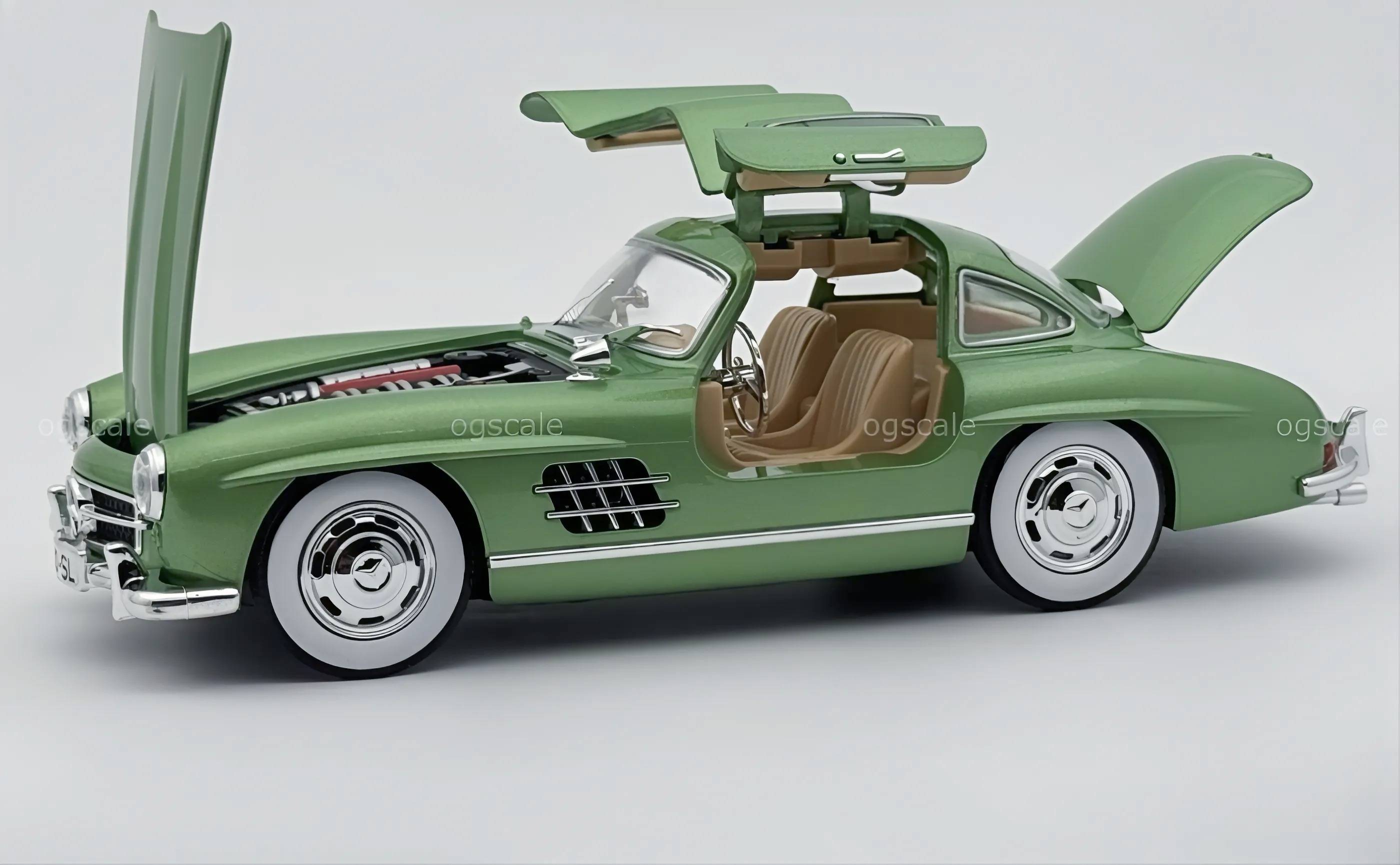 1954 Mercedes-Benz 300SL W198 diecast scale model car collectible - Large size