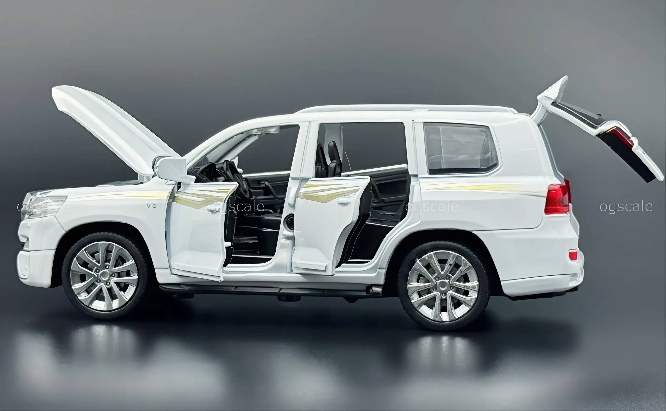 Toyota Land Cruiser LC200 models diecast scale miniature car