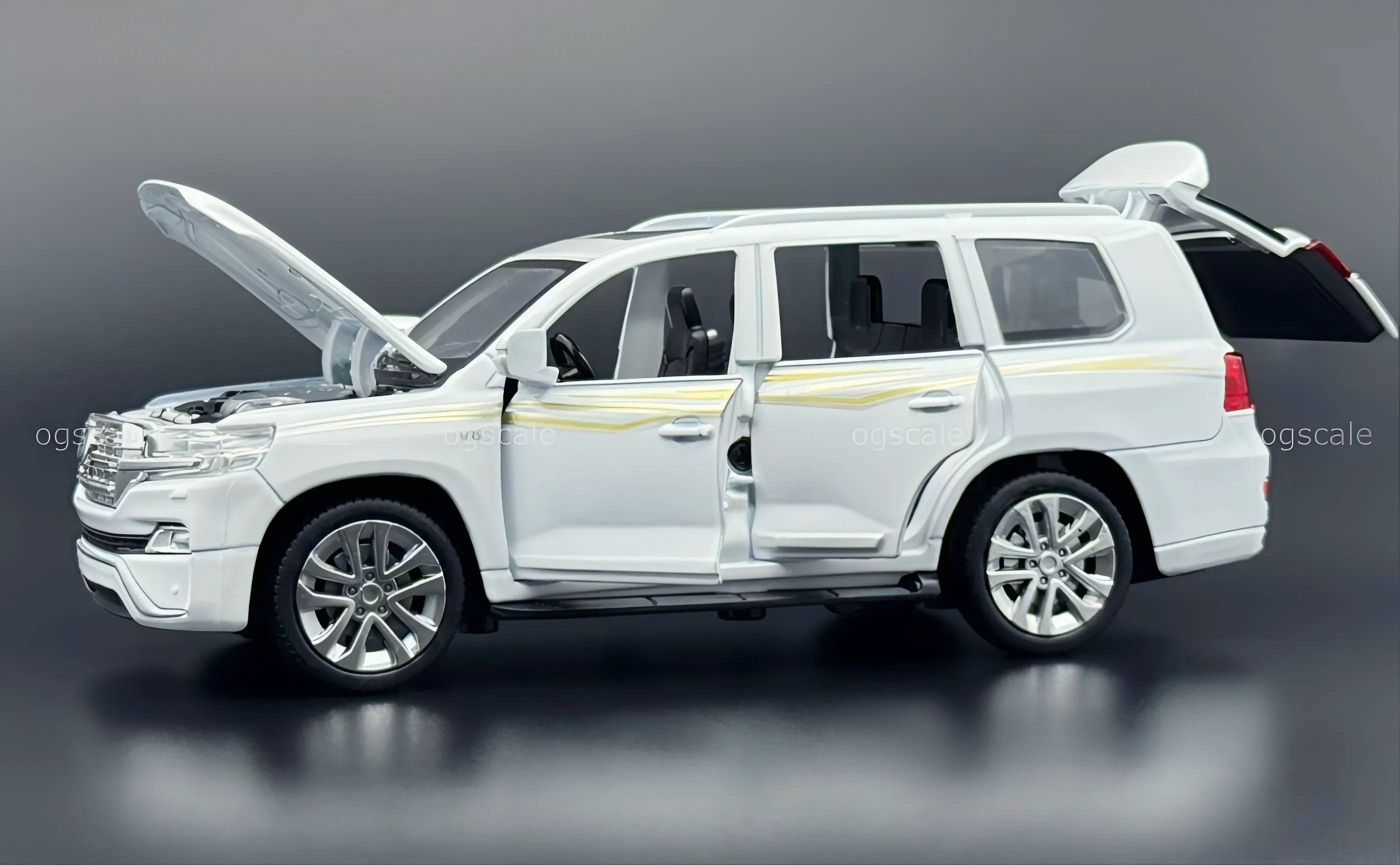 Toyota Land Cruiser LC200 models diecast scale miniature car