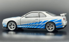 Nissan Skyline GT-R R34 Fast & Furious 1:24 diecast scale model car