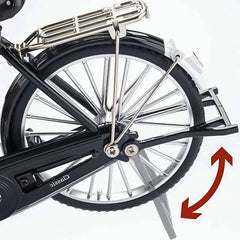 Classic Bicycle Metal Scale Model Diecast Miniature Collection with accessories