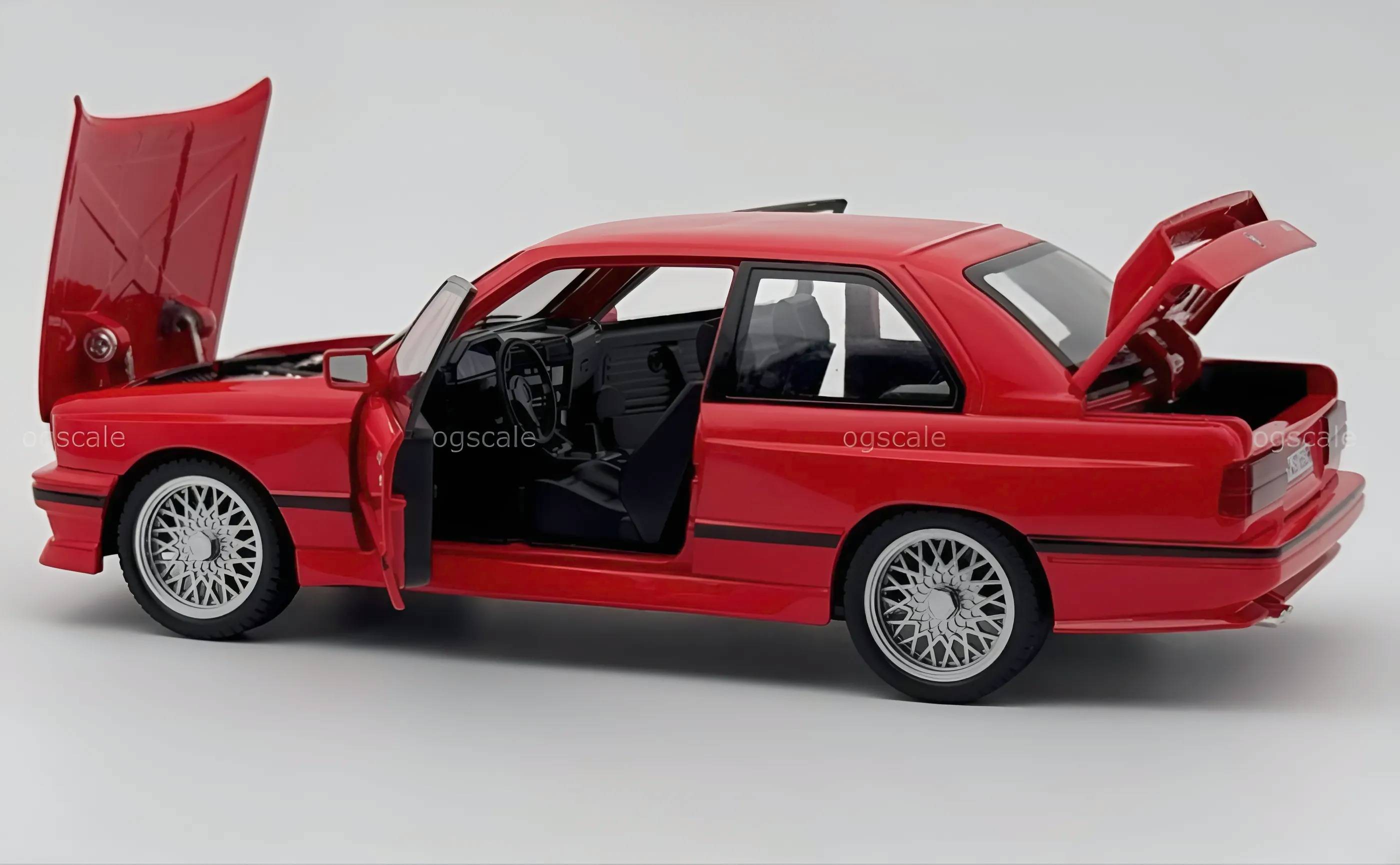1988 BMW 3 Series M3 E30 1:18 diecast Scale Model car - Big Size
