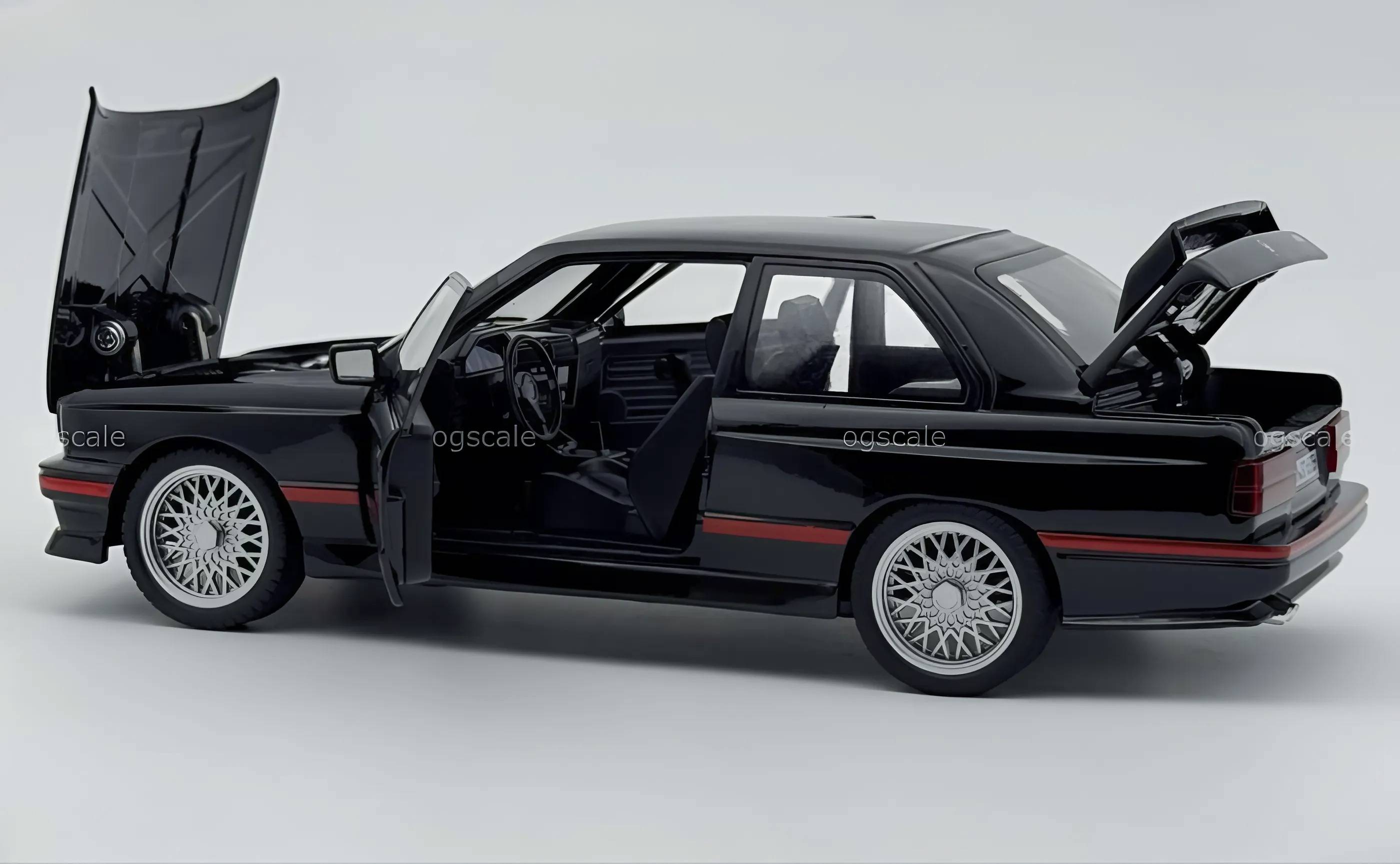 1988 BMW 3 Series M3 E30 1:18 diecast Scale Model car - Big Size