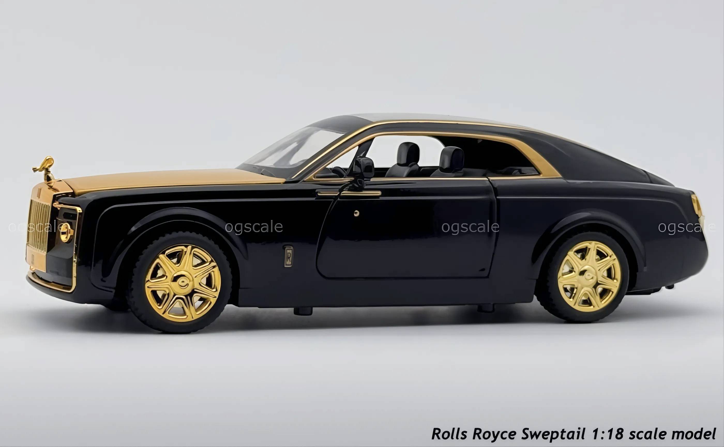 Rolls Royce Sweptail 1:18 diecast scale model car Classic collectible - Big Size