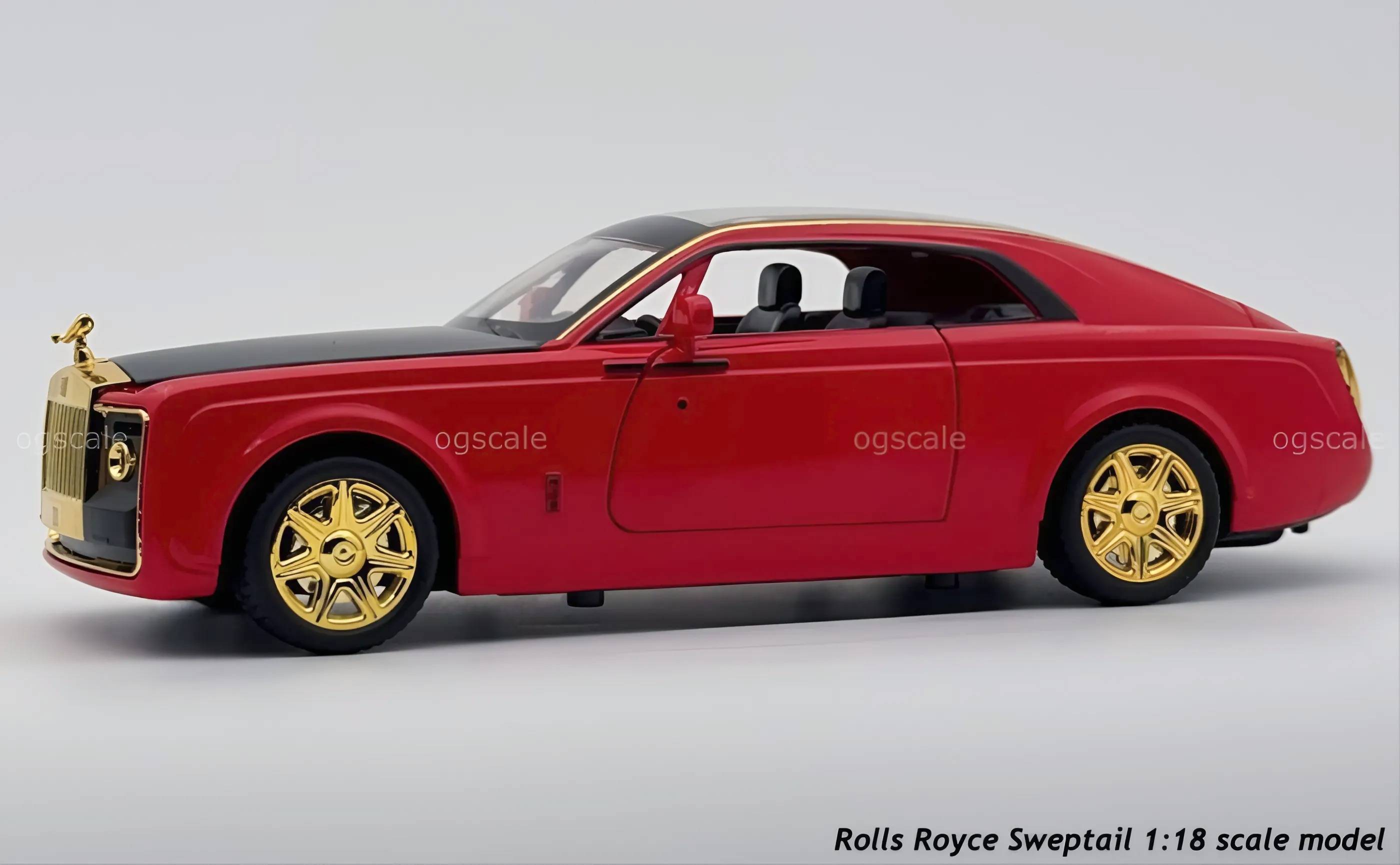 Rolls Royce Sweptail 1:18 diecast scale model car Classic collectible - Big Size