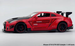 Nissan GT-R GTR R35 Schafer 1:18 diecast scale model miniature car - Big Size