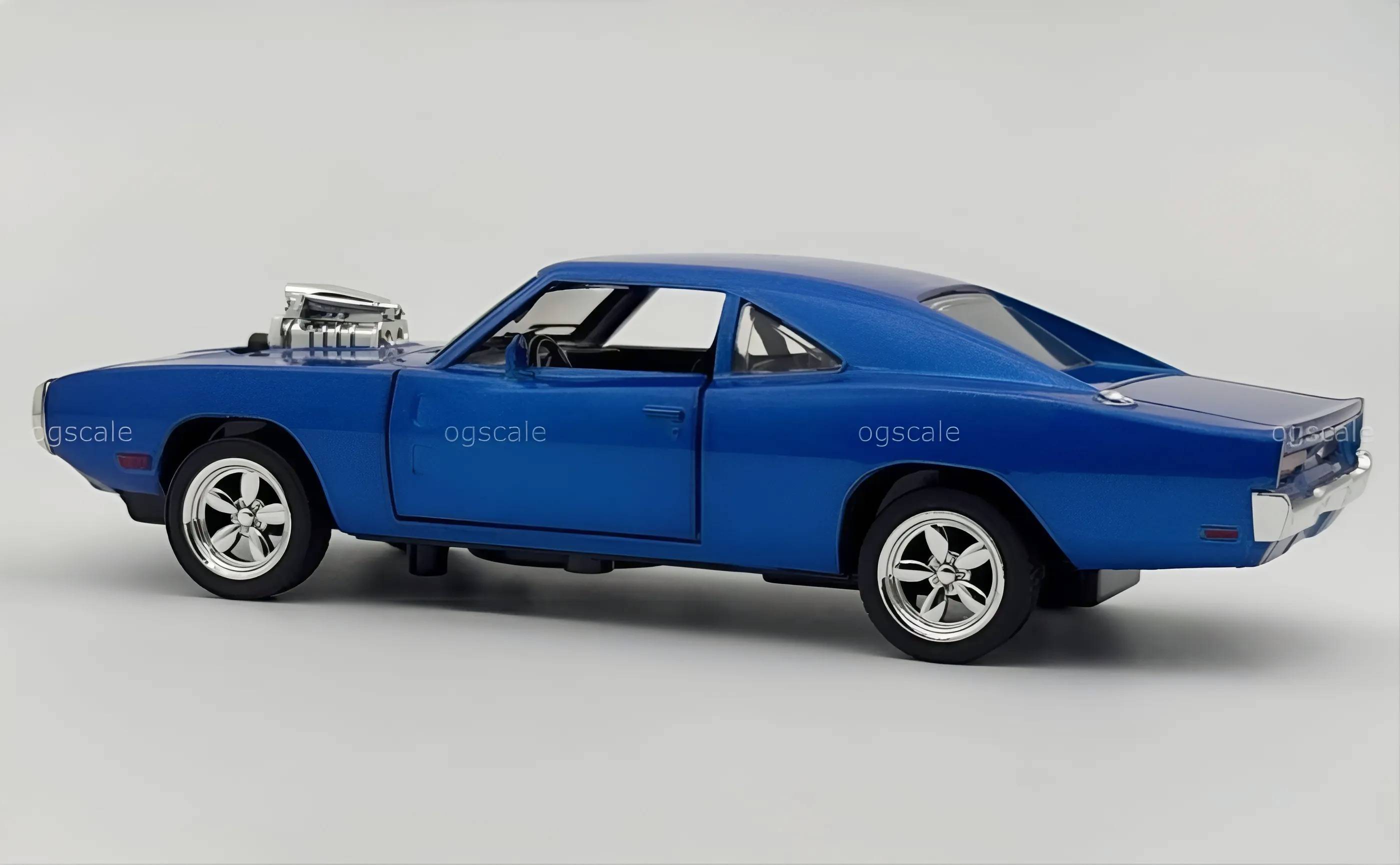 1970 Dodge Charger Fast & Furious 1:18 diecast Scale Model Car - Large size