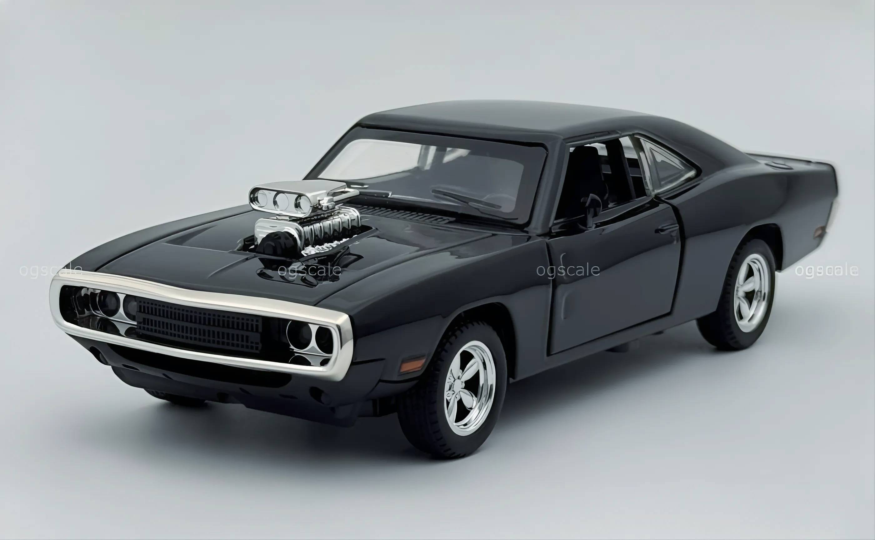 1970 Dodge Charger Fast & Furious 1:18 diecast Scale Model Car - Large size