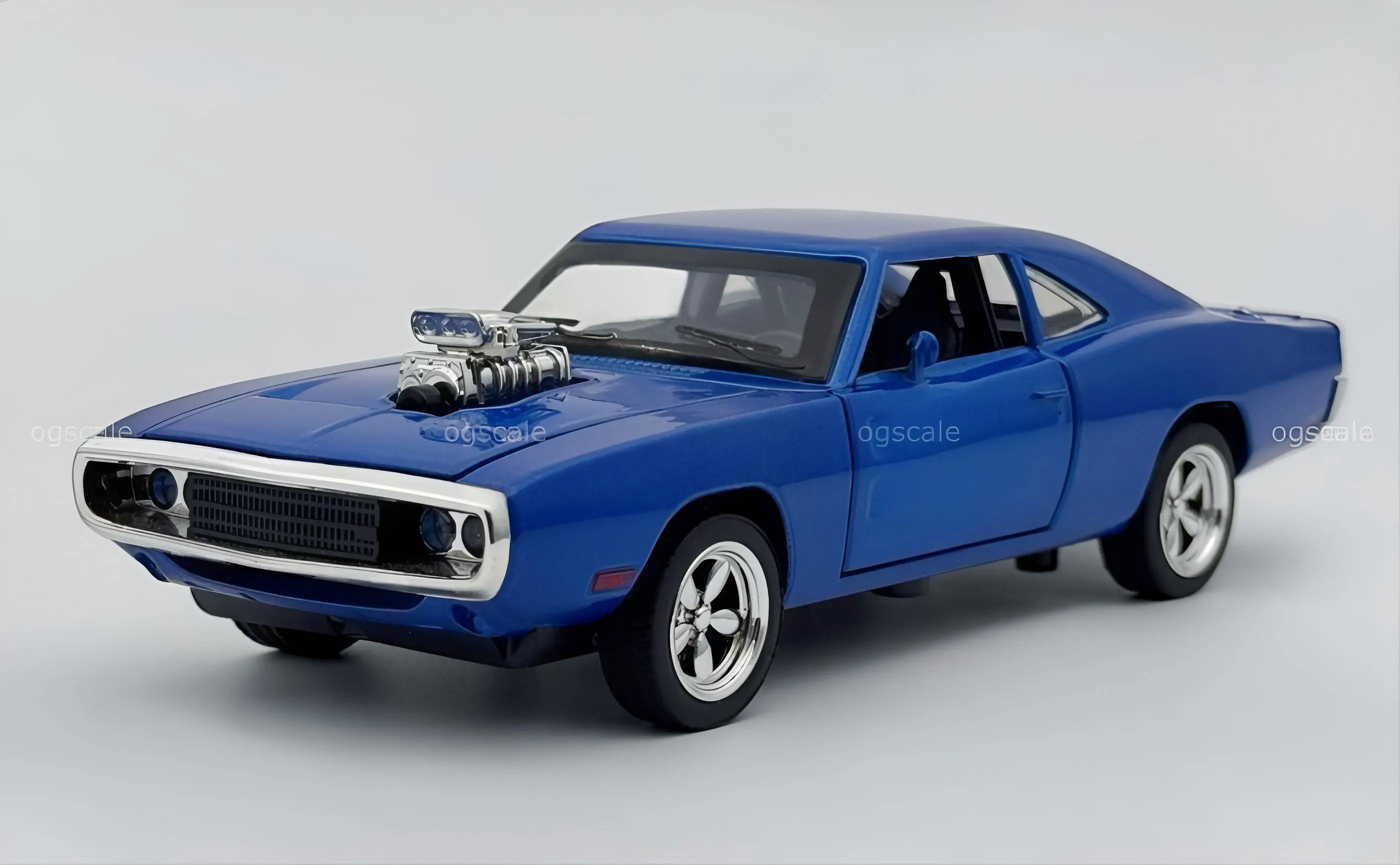 1970 Dodge Charger Fast & Furious 1:18 diecast Scale Model Car - Large size