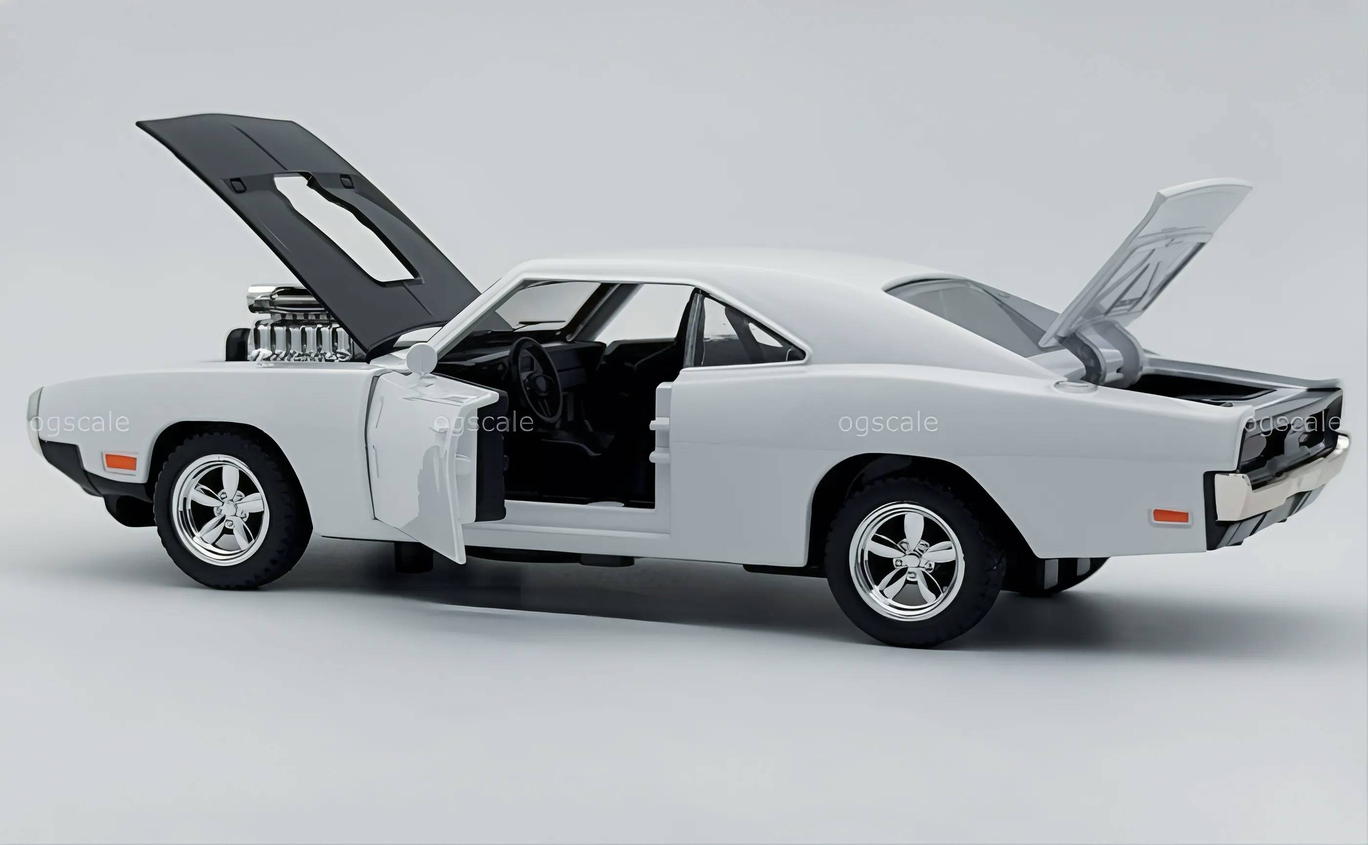 1970 Dodge Charger Fast & Furious 1:18 diecast Scale Model Car - Large size