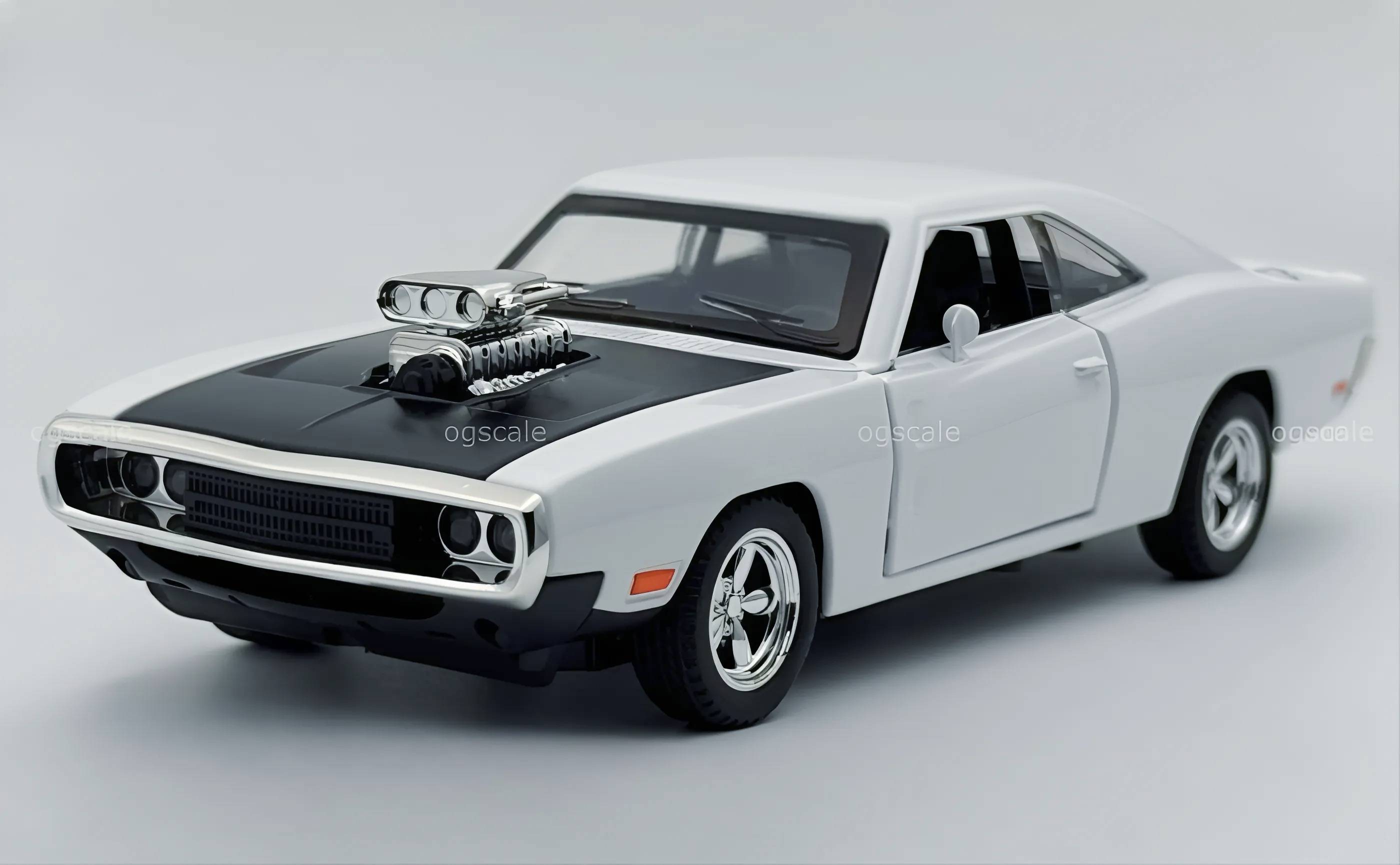 1970 Dodge Charger Fast & Furious 1:18 diecast Scale Model Car - Large size