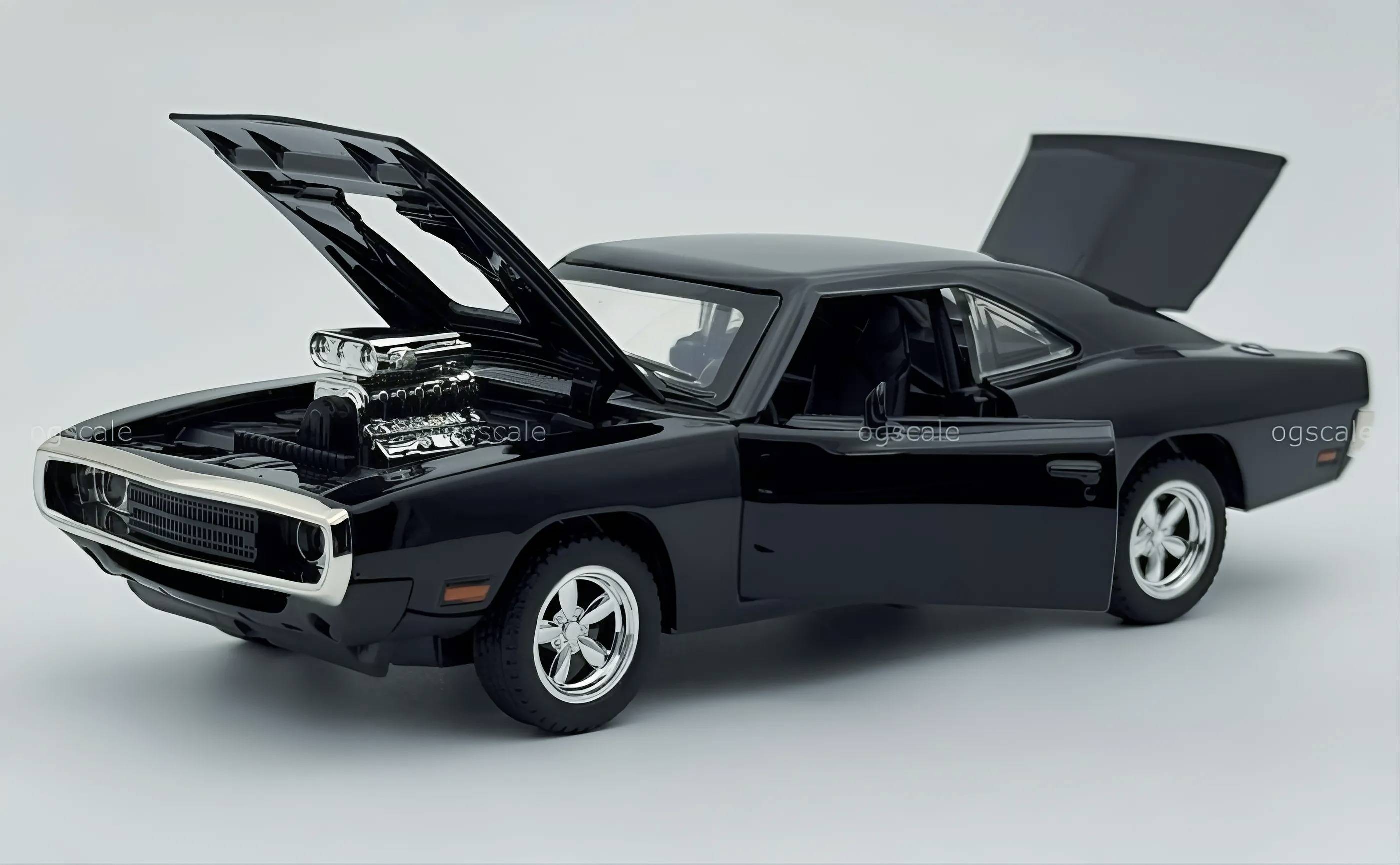 1970 Dodge Charger Fast & Furious 1:18 diecast Scale Model Car - Large size