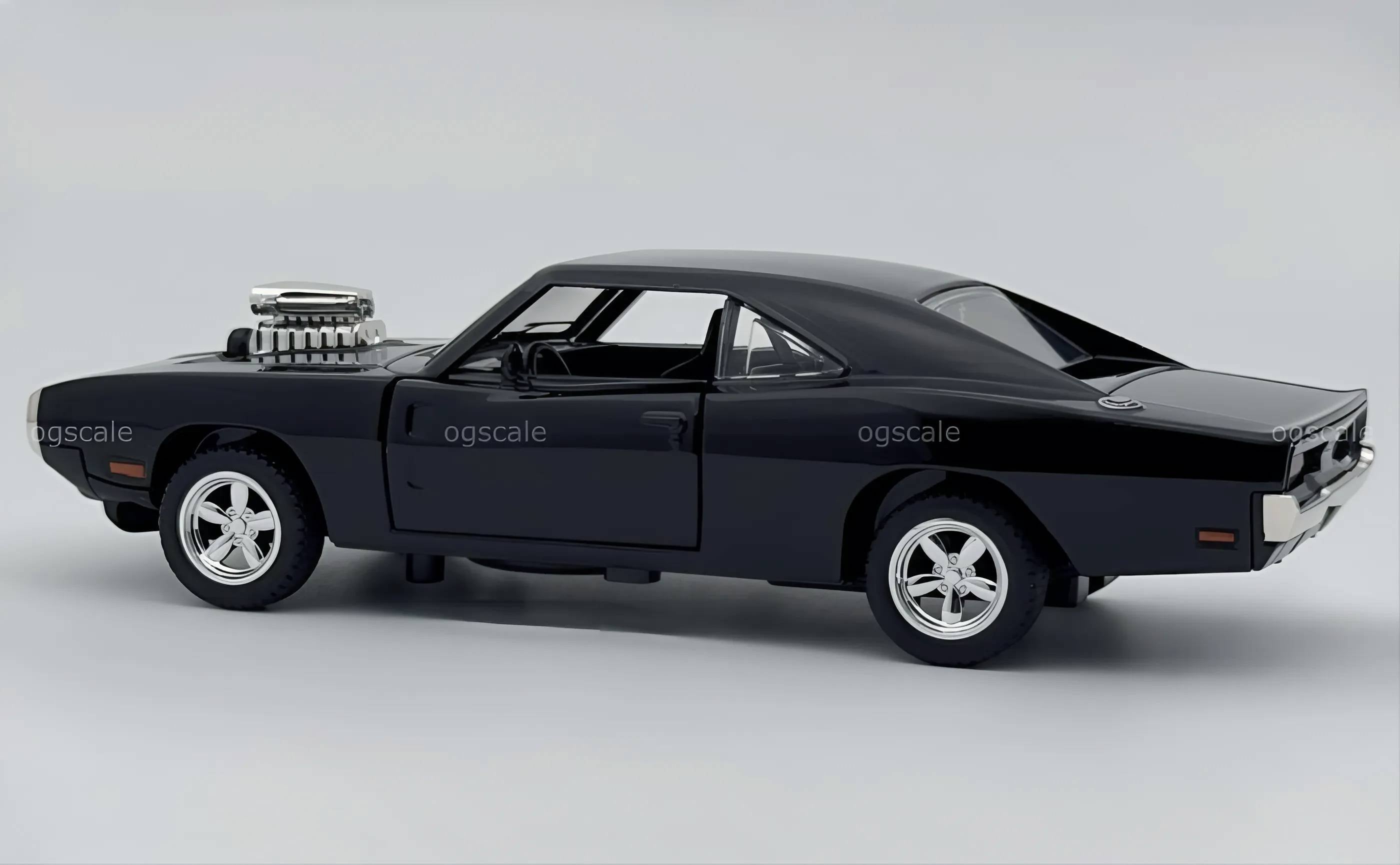 1970 Dodge Charger Fast & Furious 1:18 diecast Scale Model Car - Large size