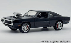 1970 Dodge Charger Fast & Furious 1:18 diecast Scale Model Car - Large size