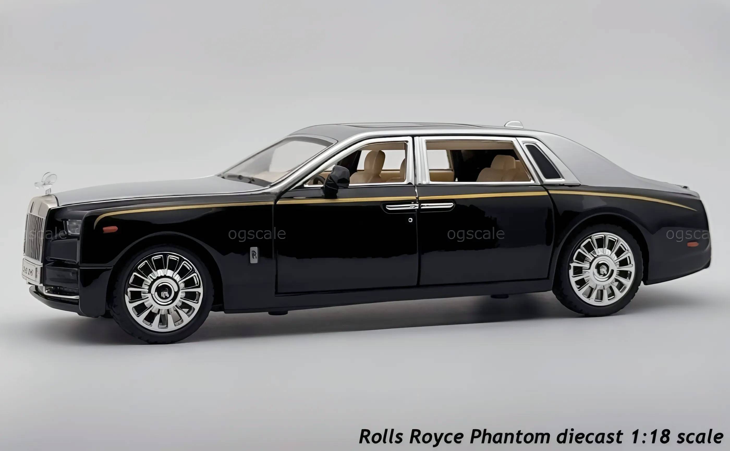 Rolls Royce Phantom VIII diecast scale miniature car - Large size