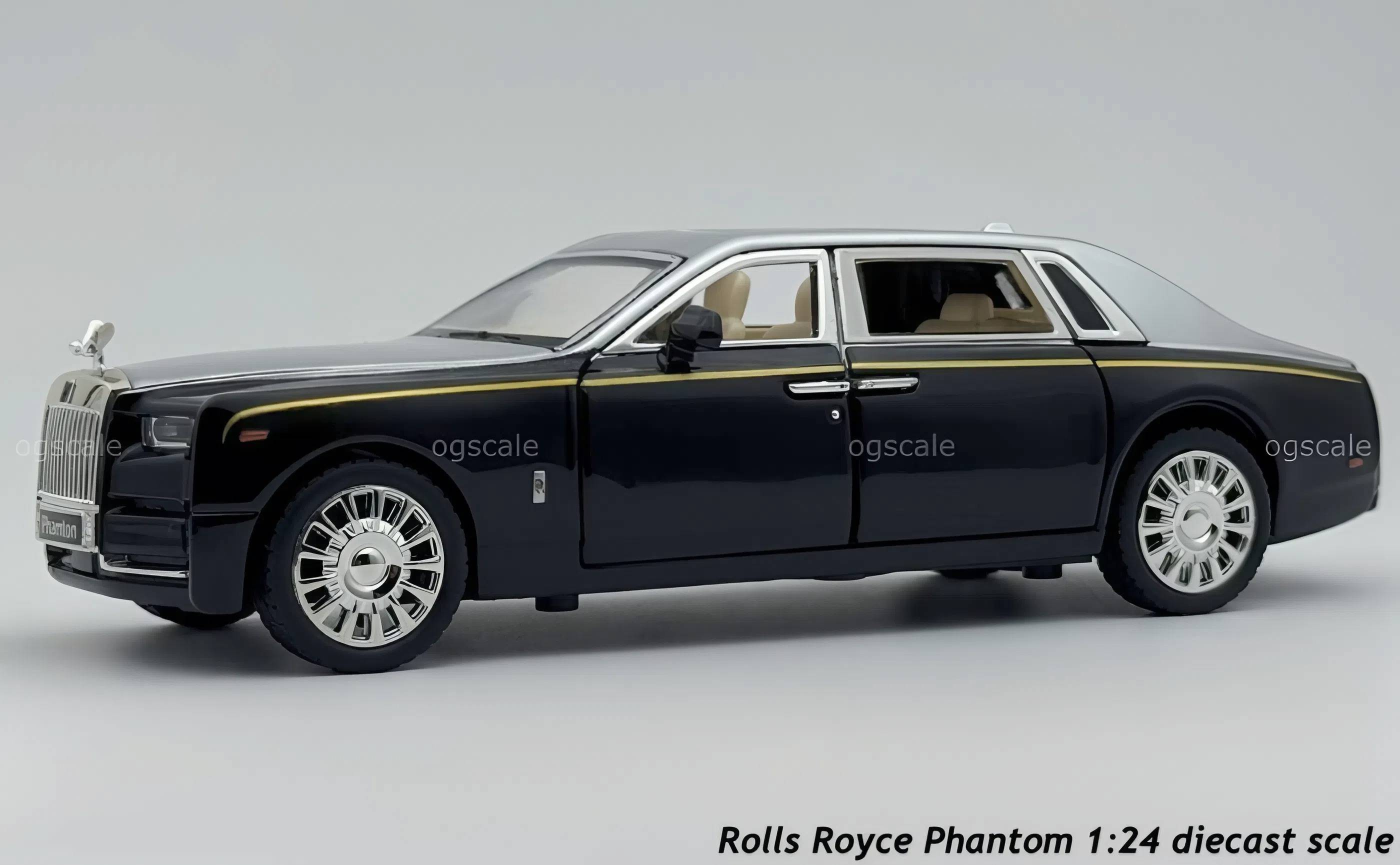 Rolls Royce Phantom 1:24 diecast scale model car collectible | Assorted Color