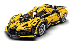 1:18 Scale Pull Back Racing Car Building Block Set